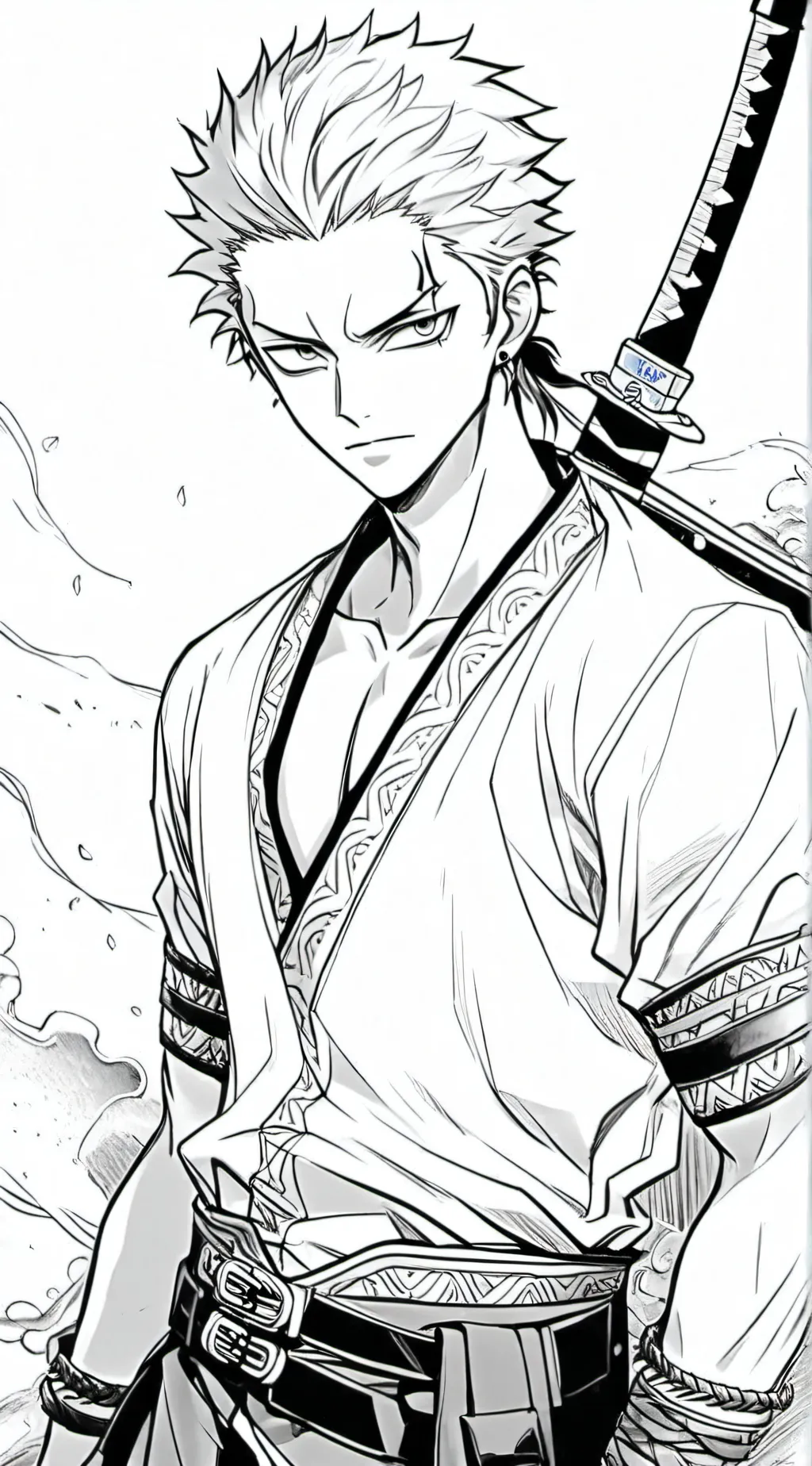 ai character: Roa Noa Zoro background