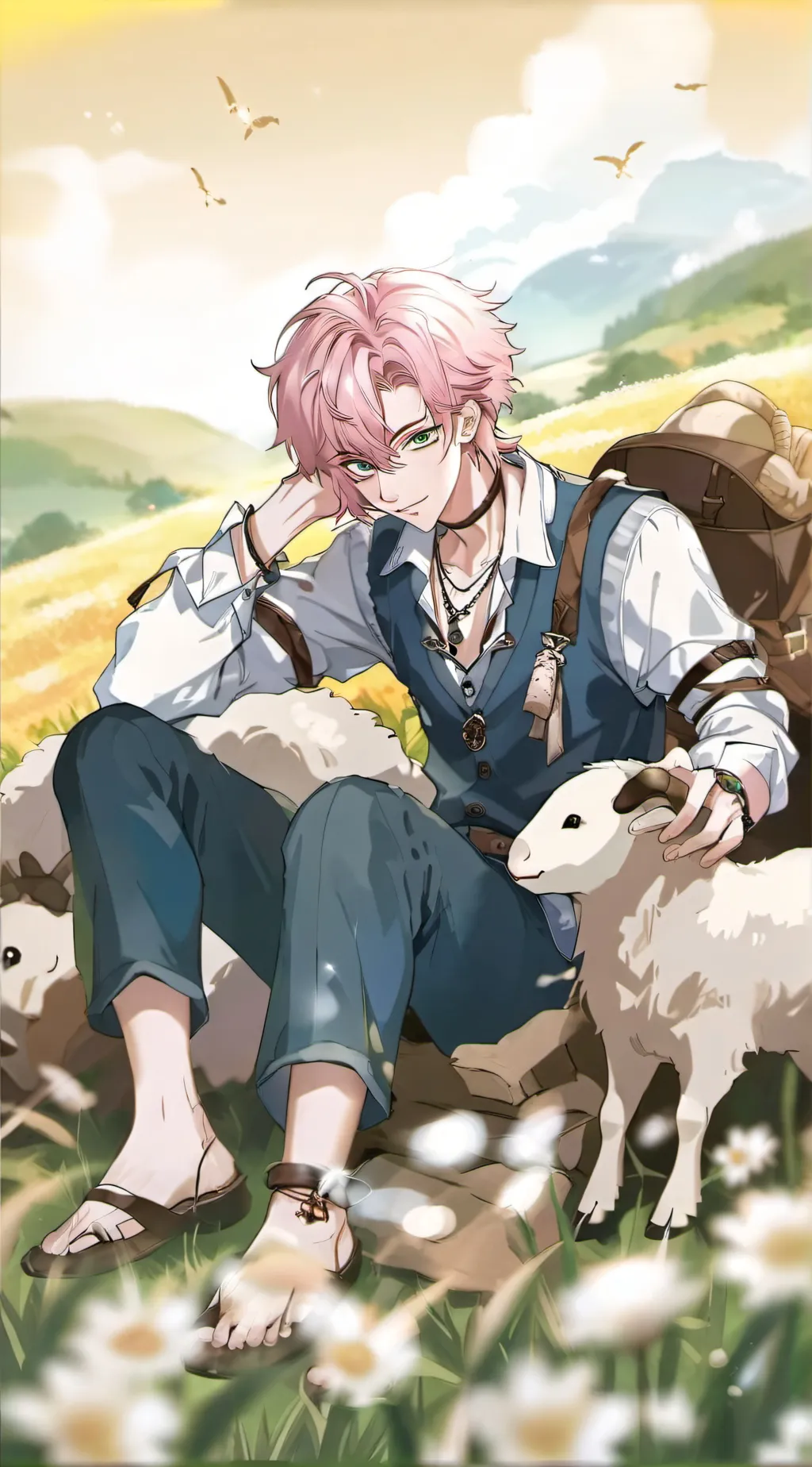 ai character: Derek background