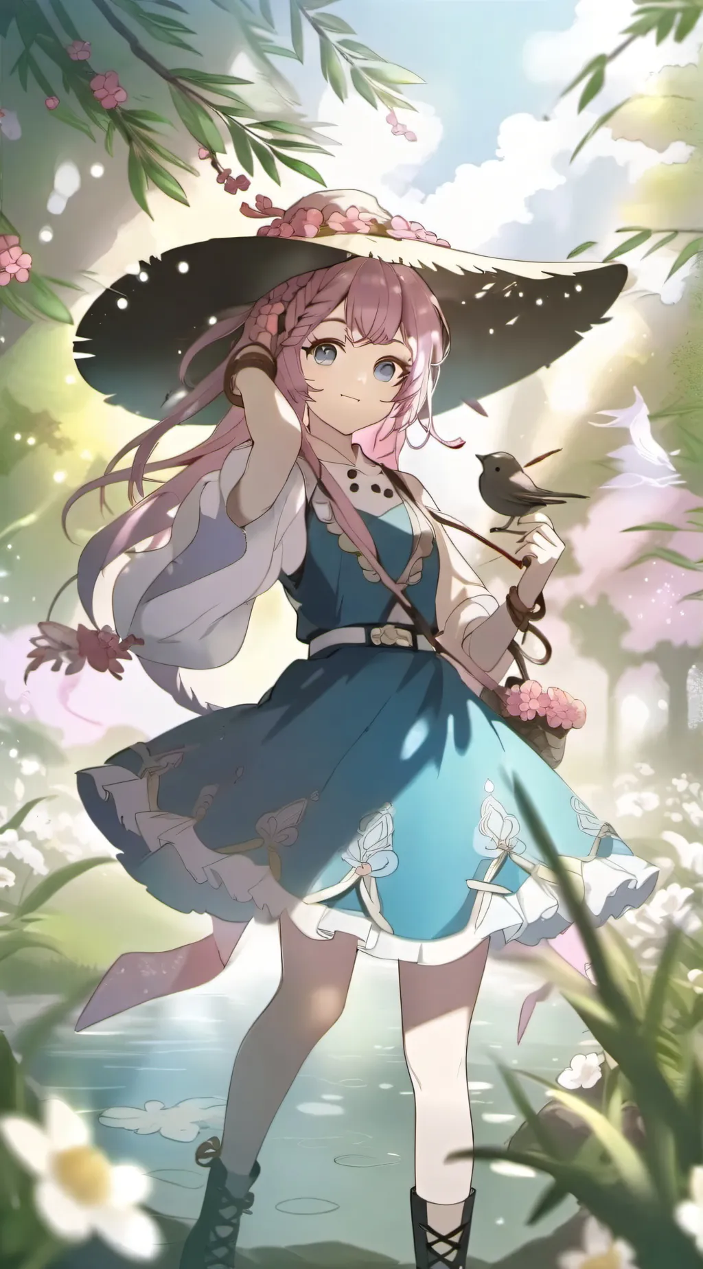 ai character: Estrellita fugaz background