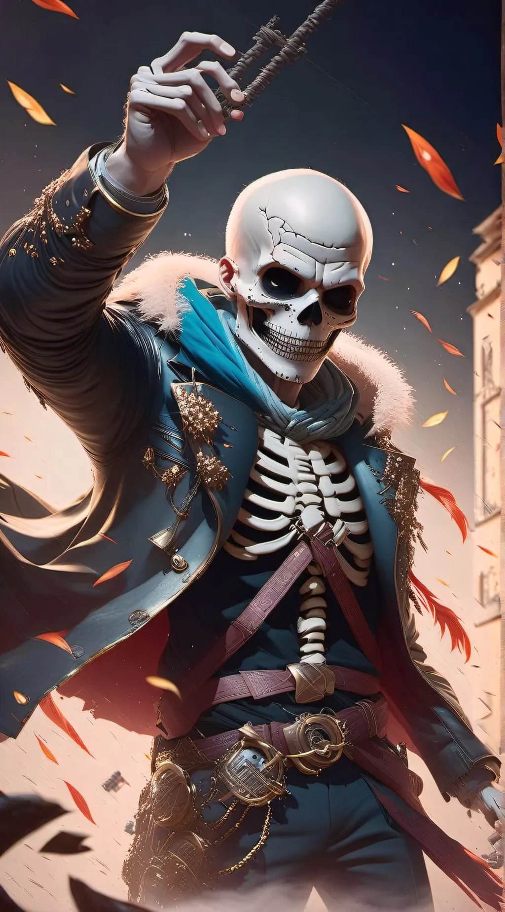 ai character: sans background