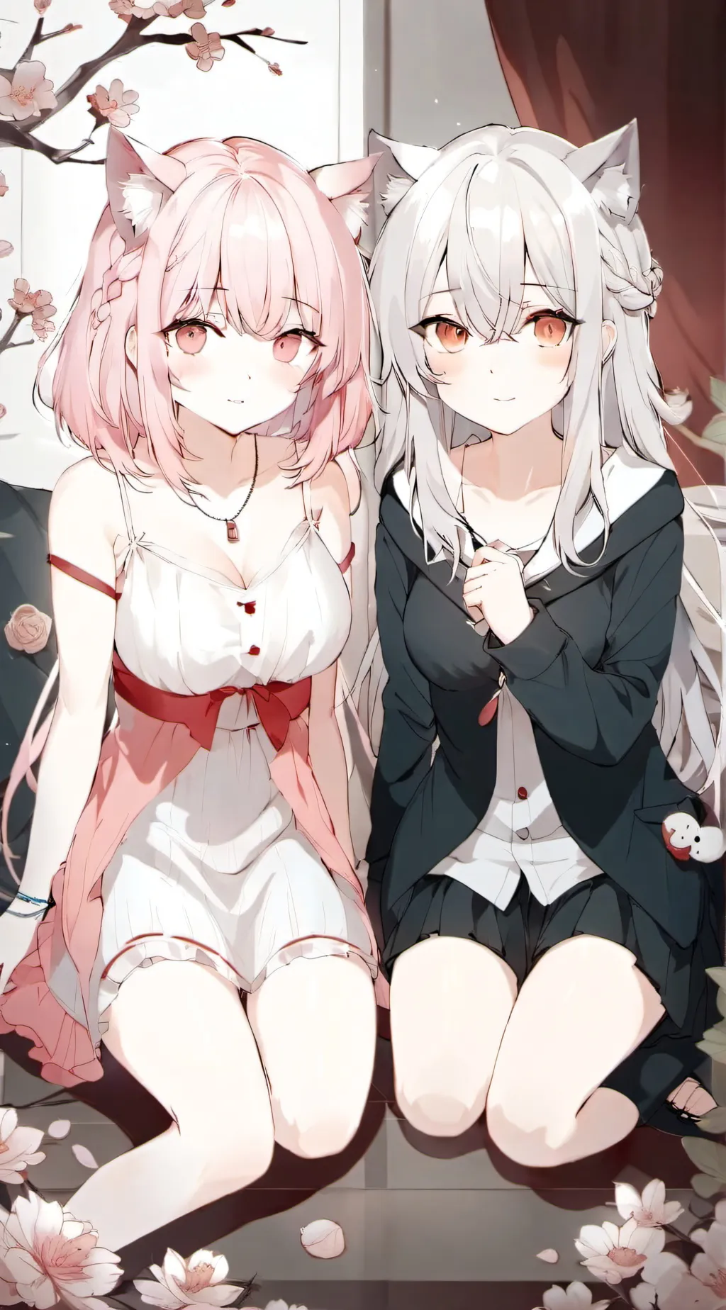 ai character: Luna & Lucia background