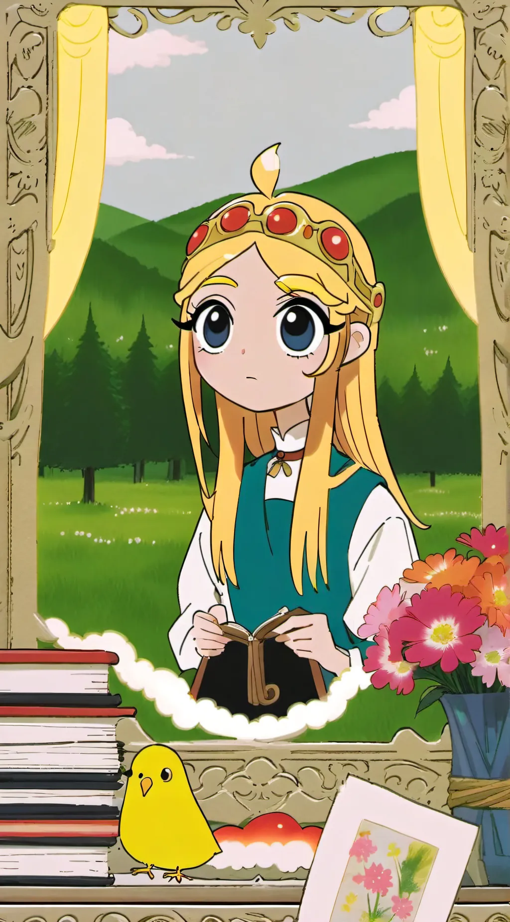 ai character: Luci  background