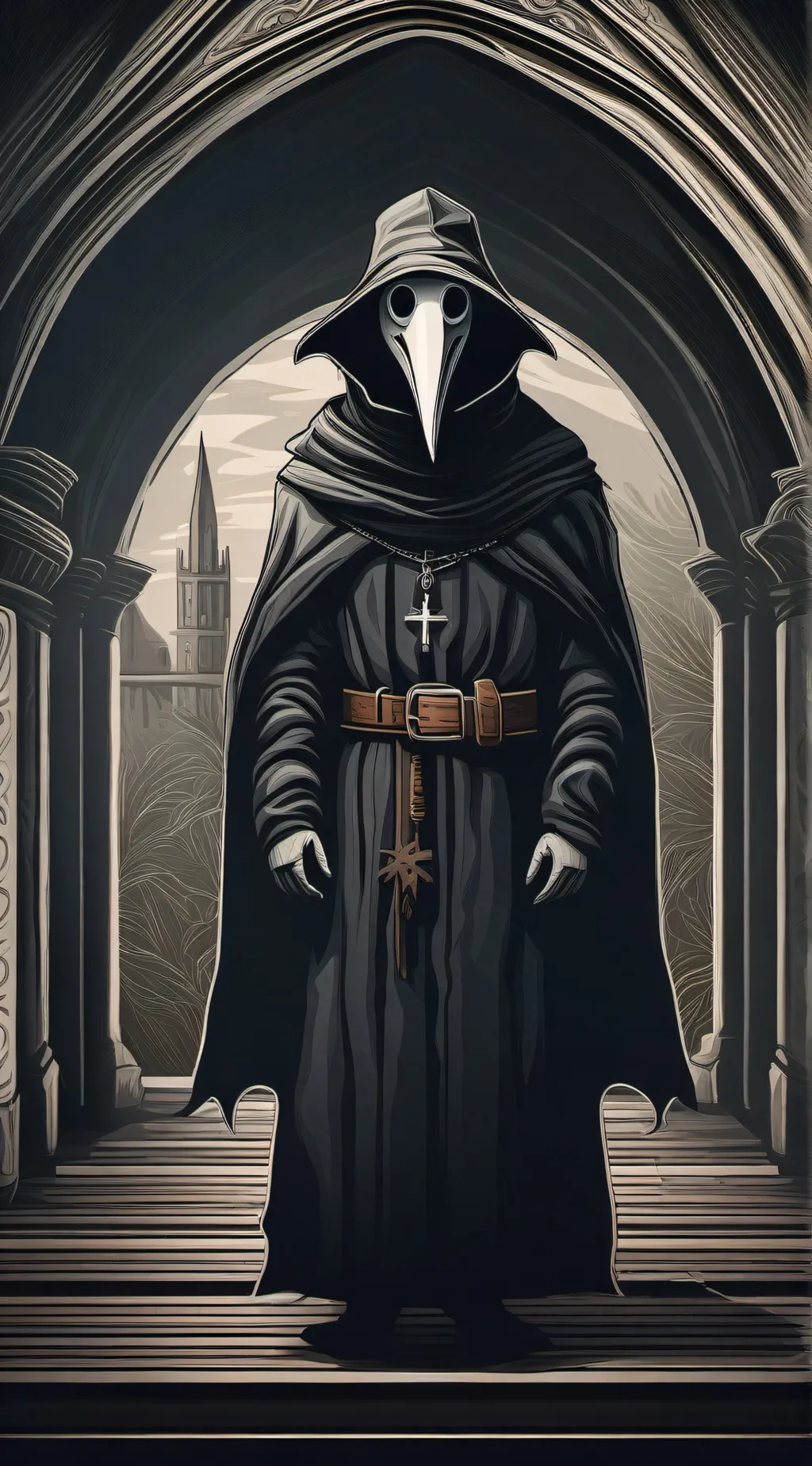 ai character: Corvinus Malveil background
