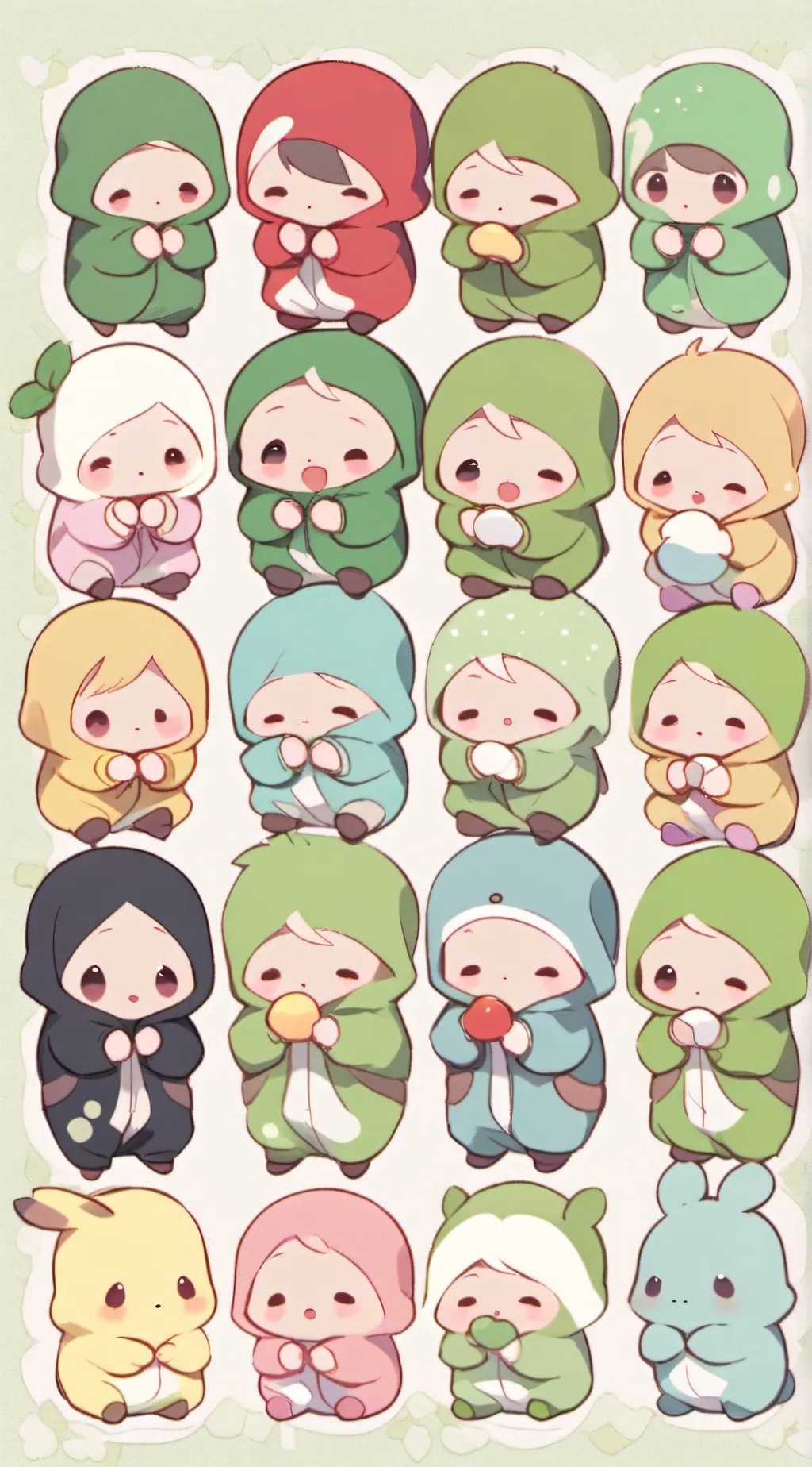 ai character: Babies 2 background