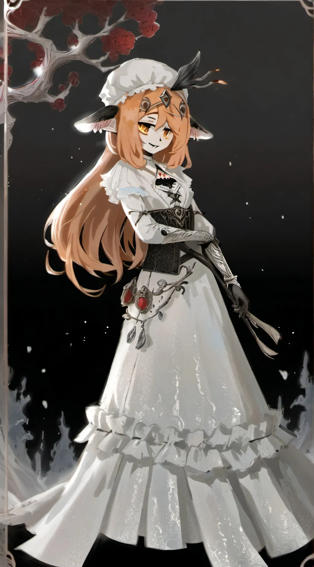 ai character: Hayia hate all background