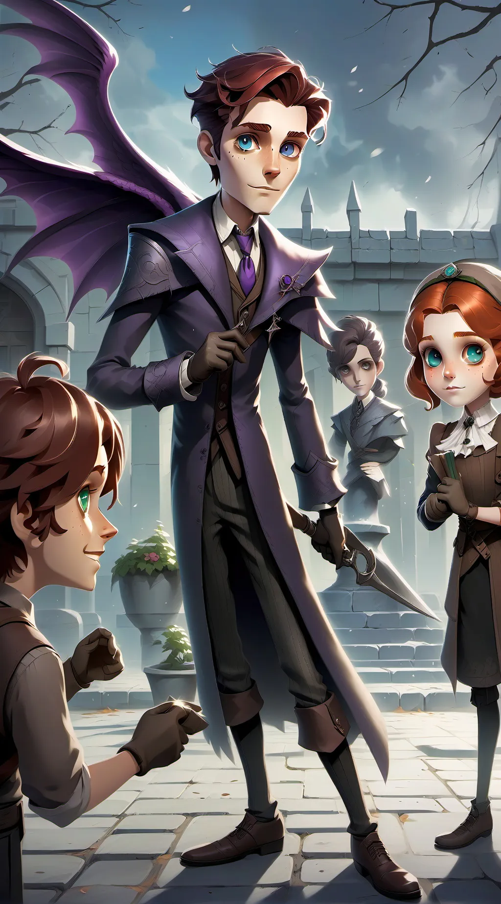 ai character: Aftons reunion background