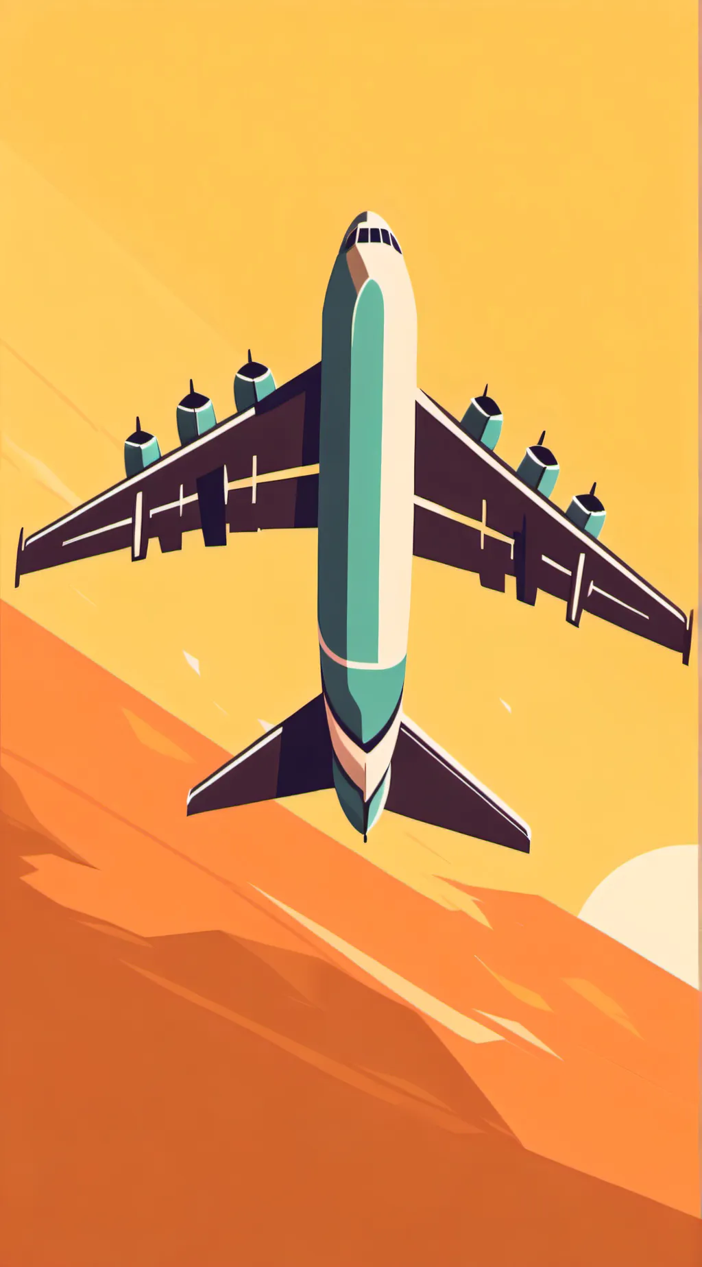 ai character: Plane background