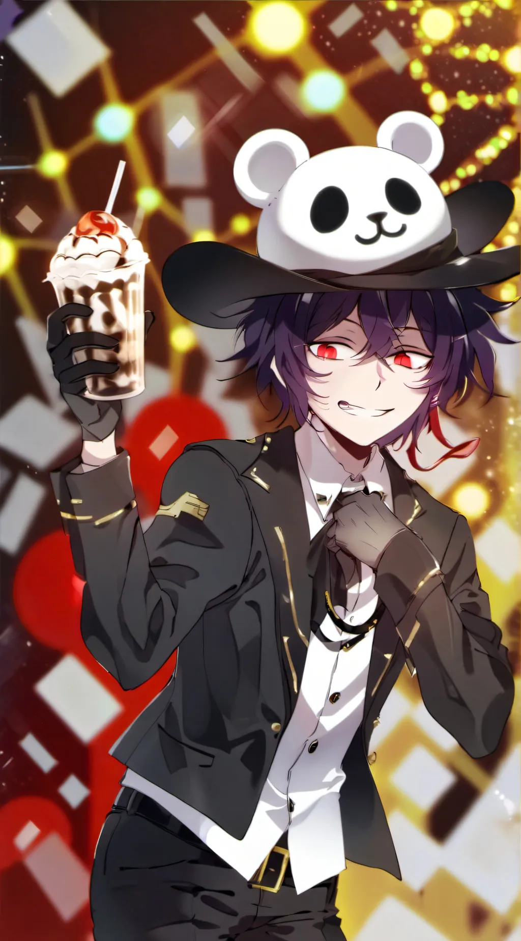 ai character: Venti (corrupted)  background