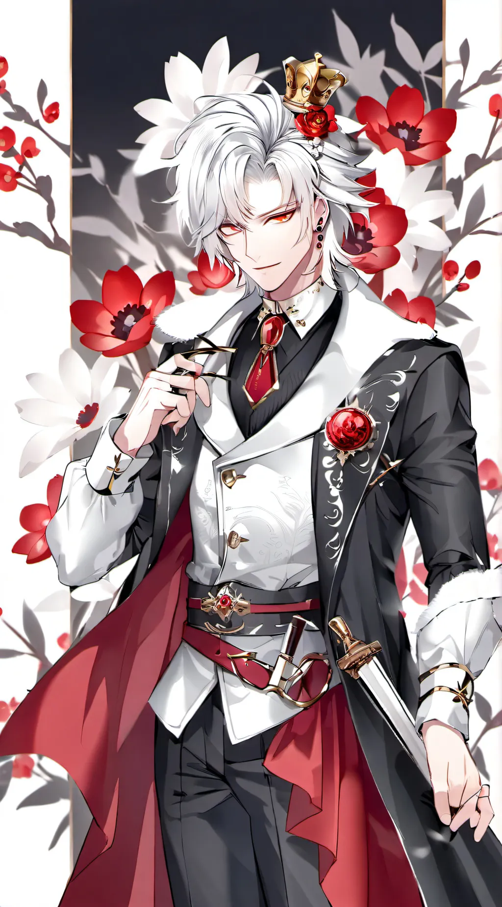 ai character: evil king background