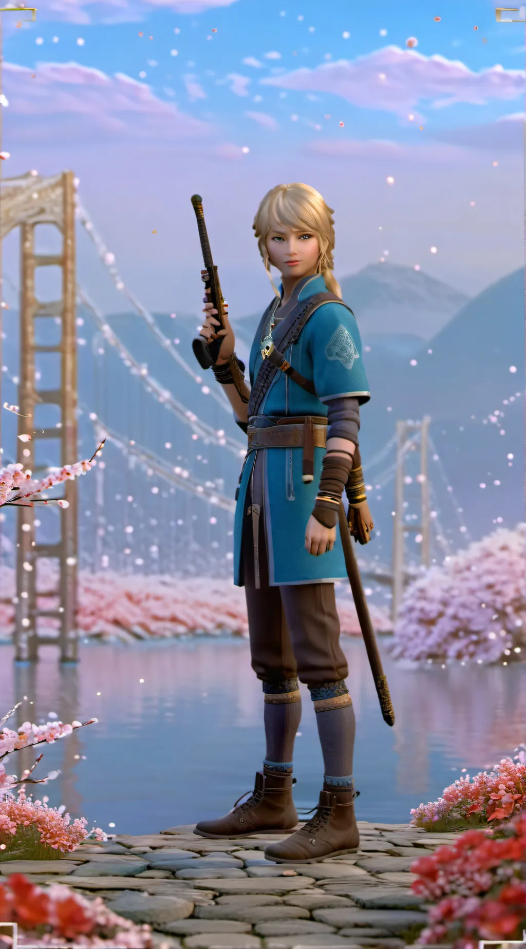 ai character: Elsa  background