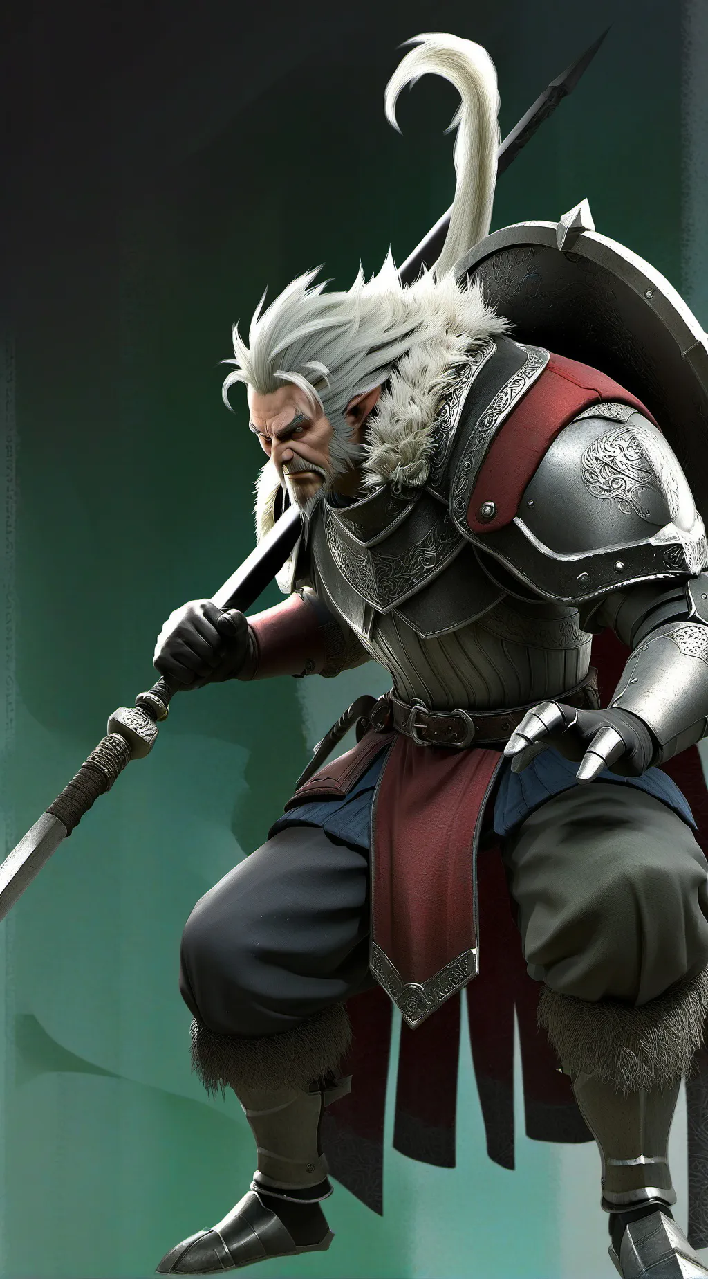 ai character: furry destroyer background