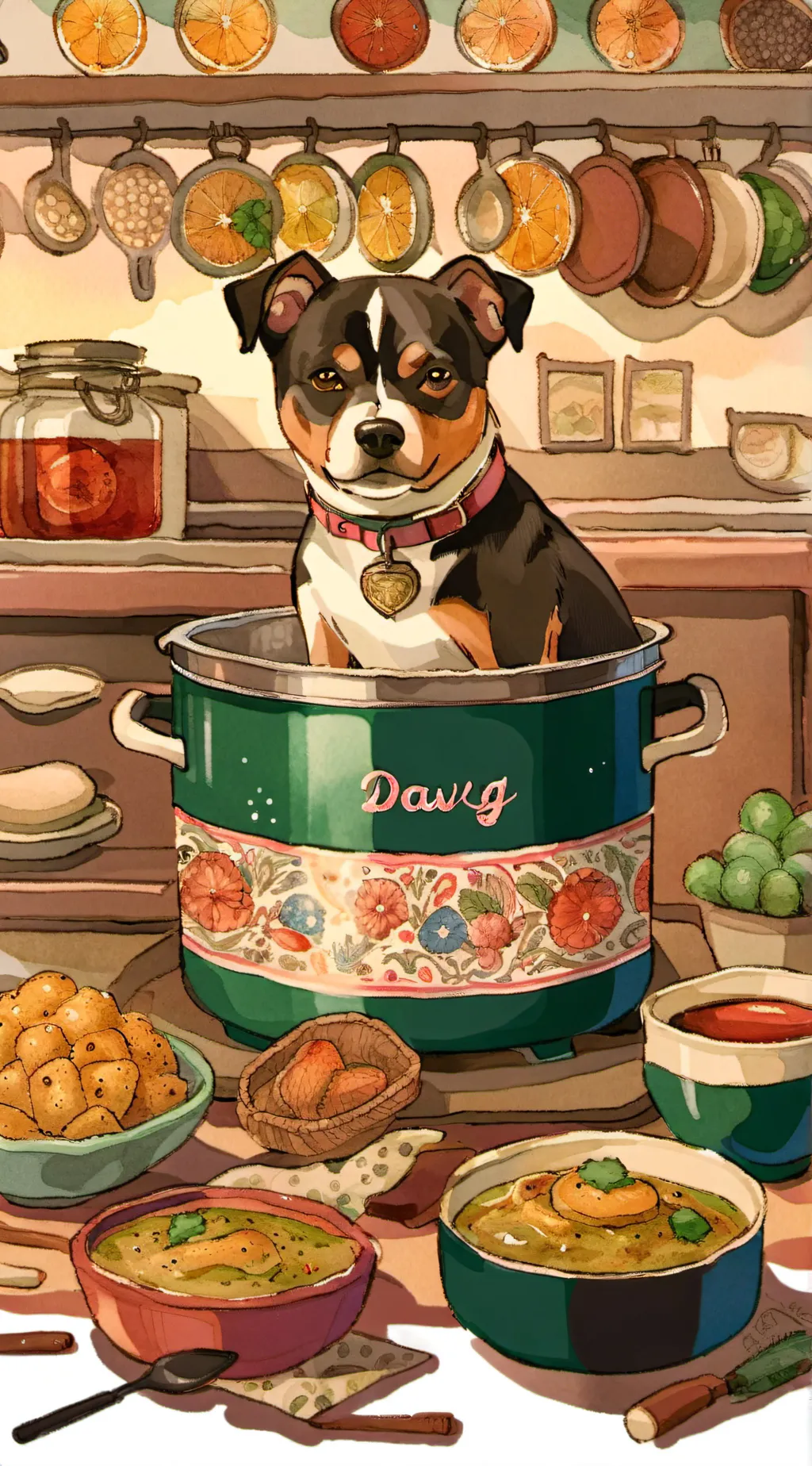 ai character: dawg background