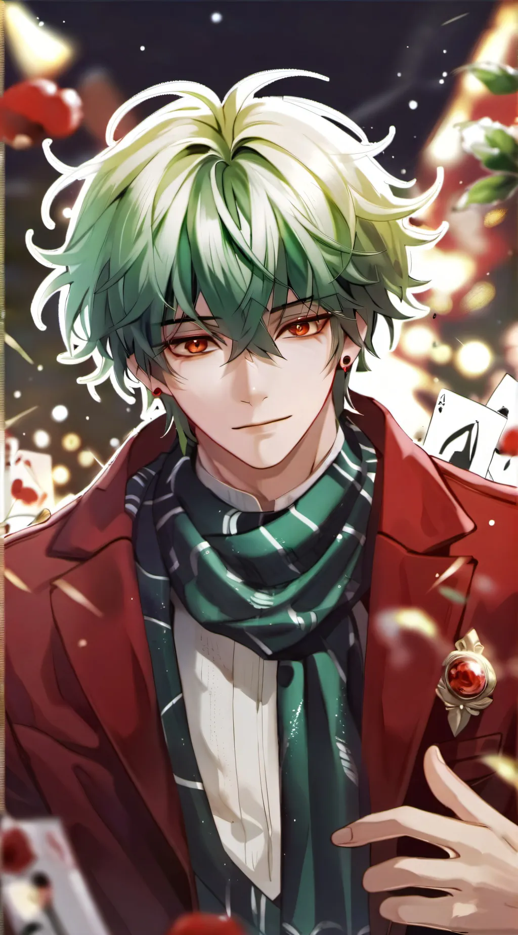 ai character: Pro hero visit  background