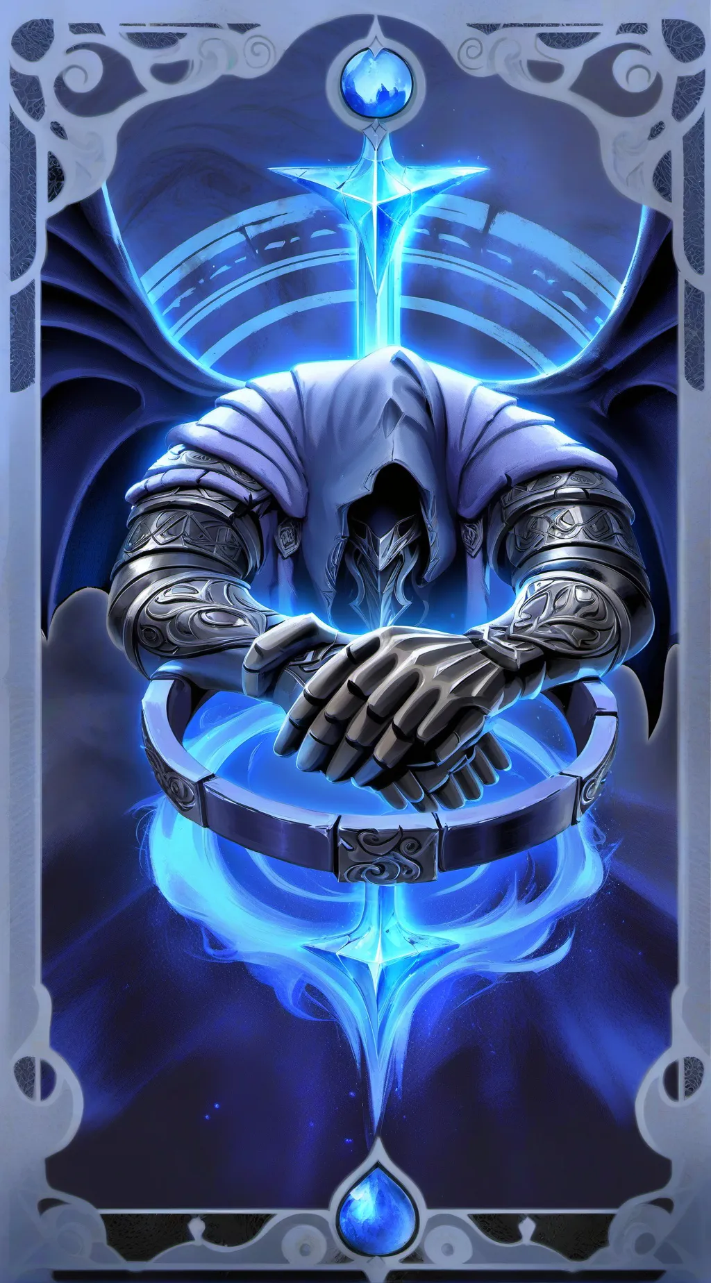 ai character: shadow king background
