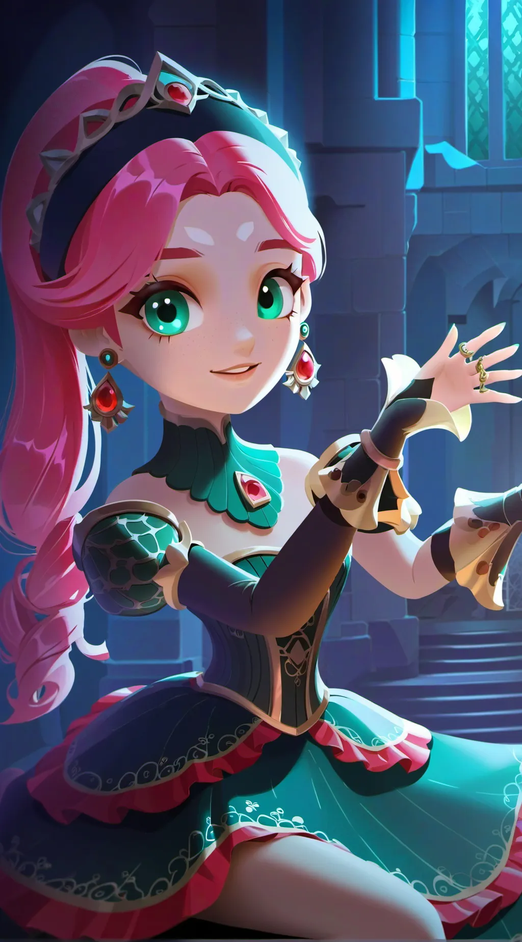 ai character: no trust girl background