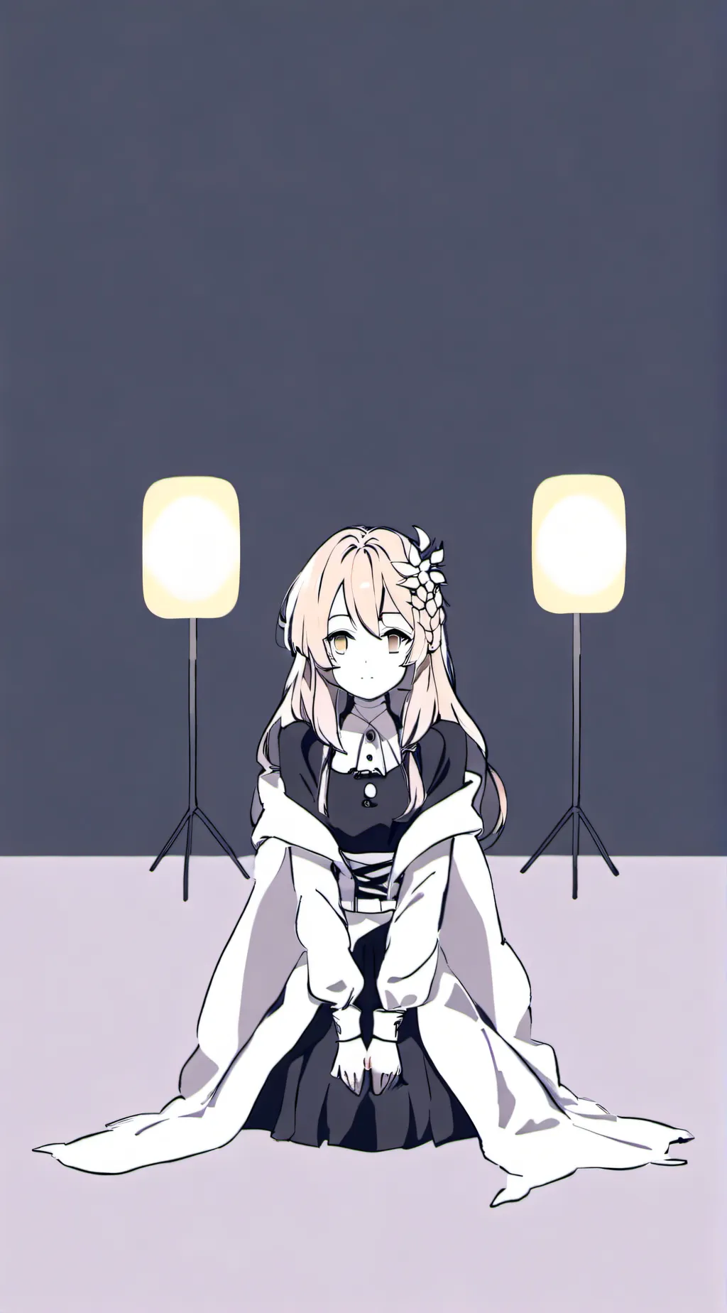 ai character: mha trapped a room background
