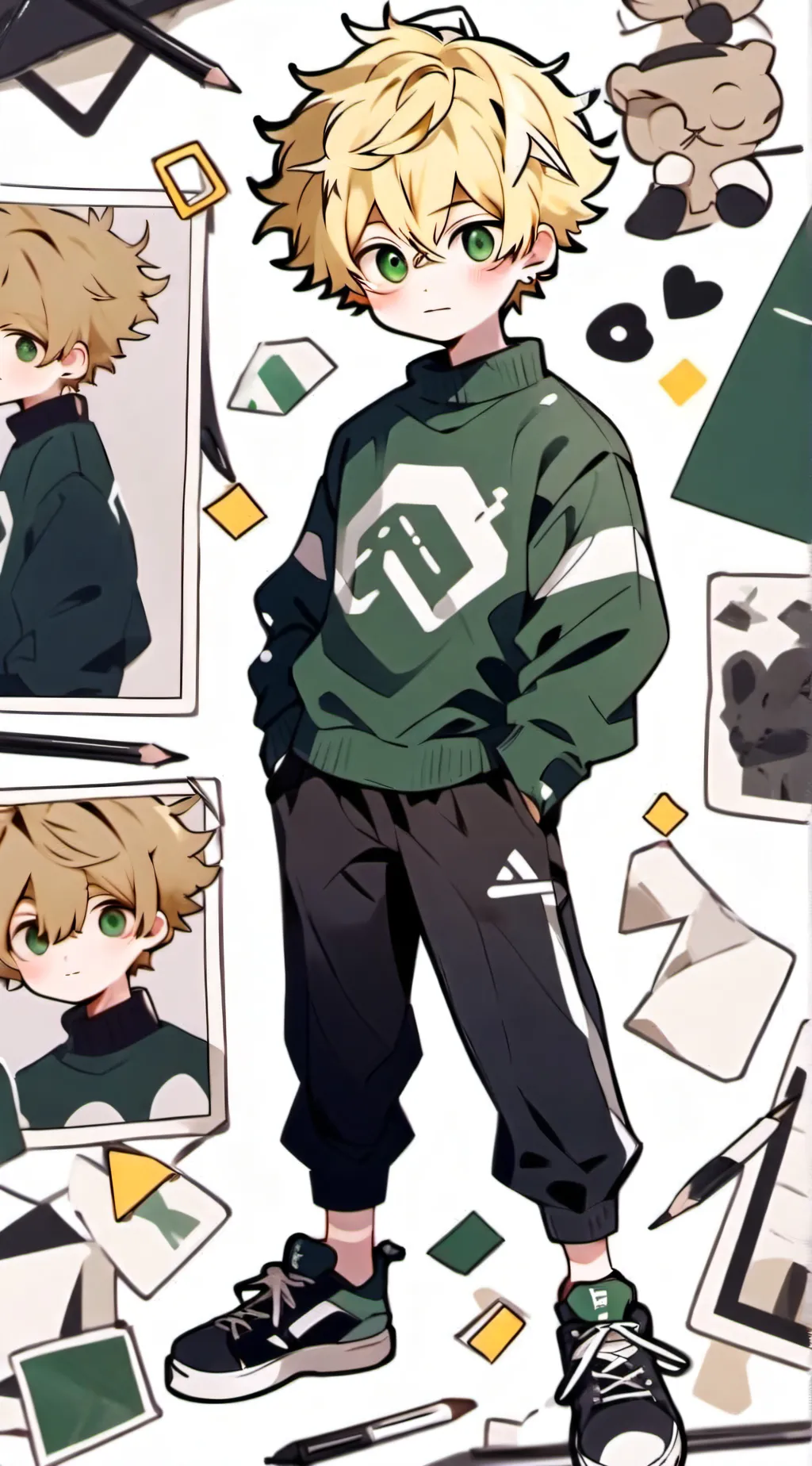 ai character: Leonardo background