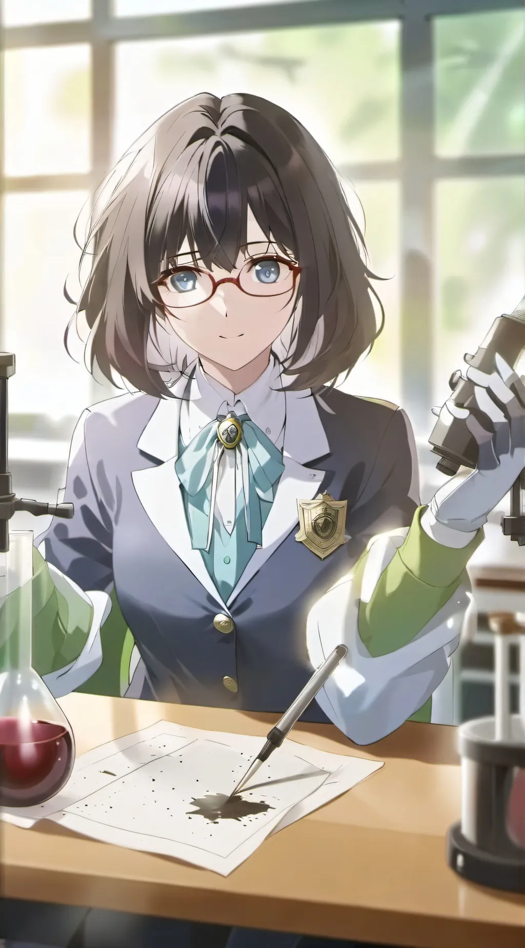 ai character: Focus background