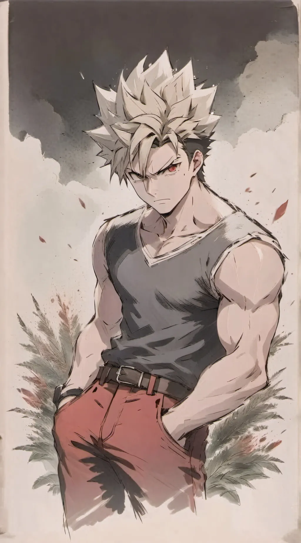 ai character: Wolf Bakugo💥🥵 background
