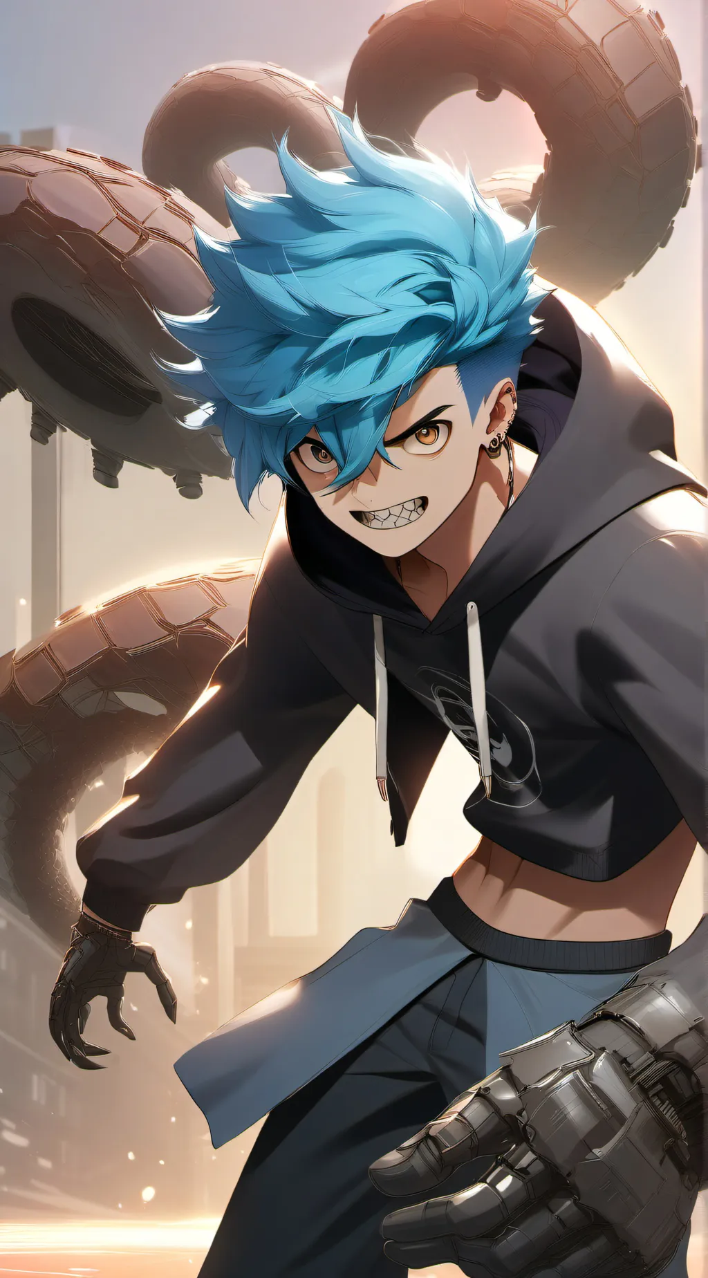 ai character: Auto background