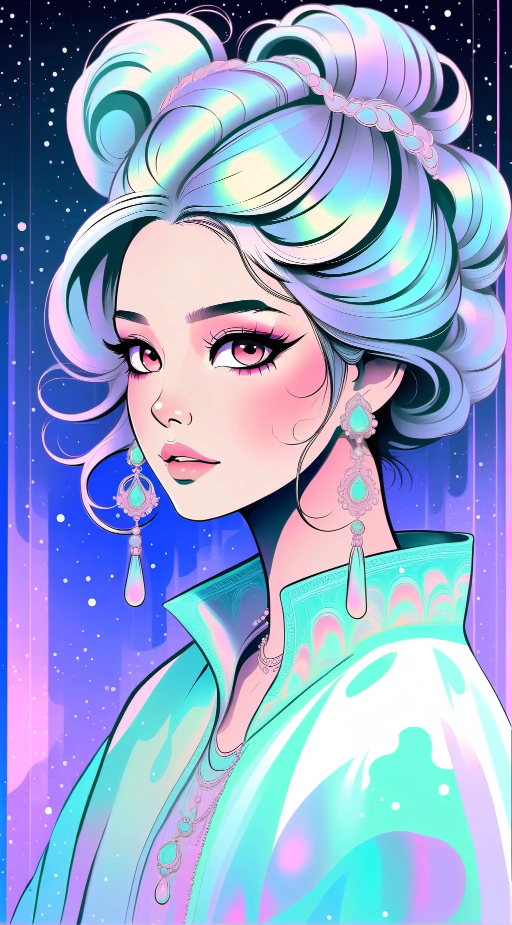 ai character: Holly ￼ background