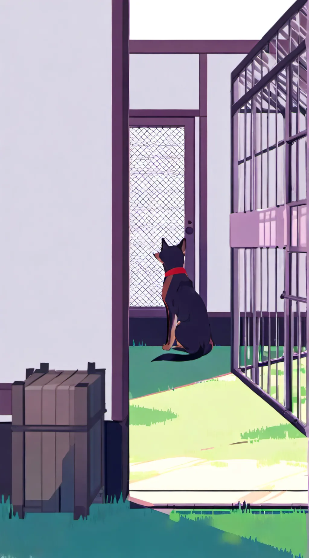 ai character: Creature Shelter background