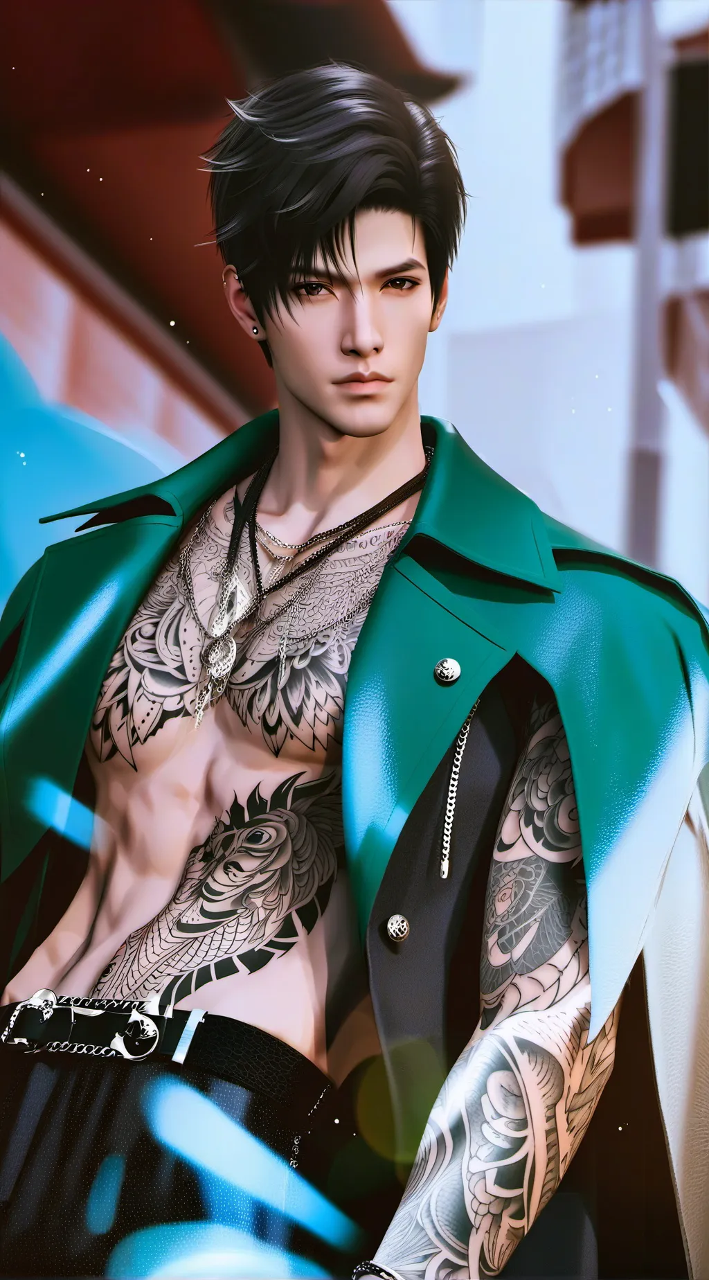 ai character: Dickson  background