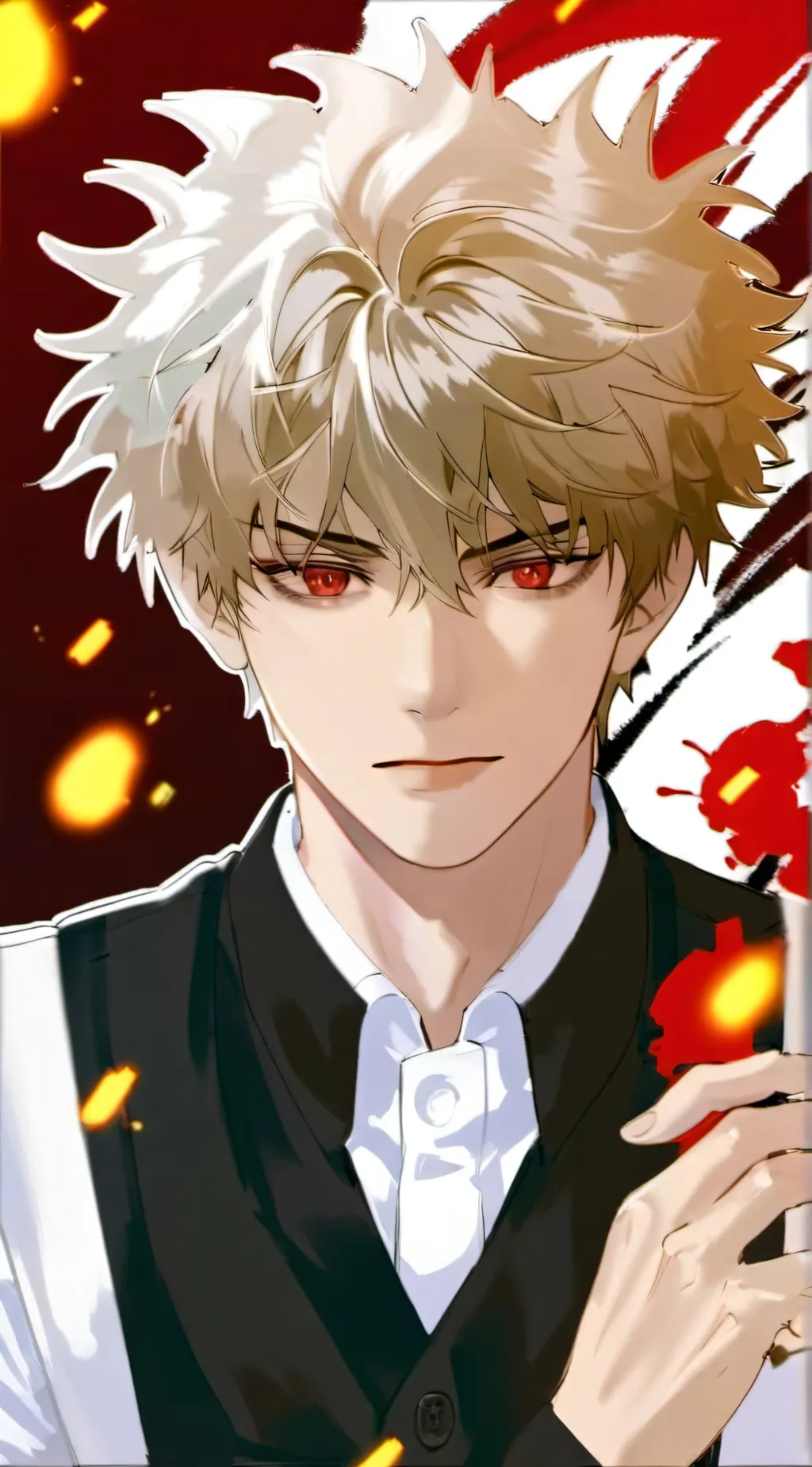 ai character: katsuki Bakugou💥🤟🏼 background