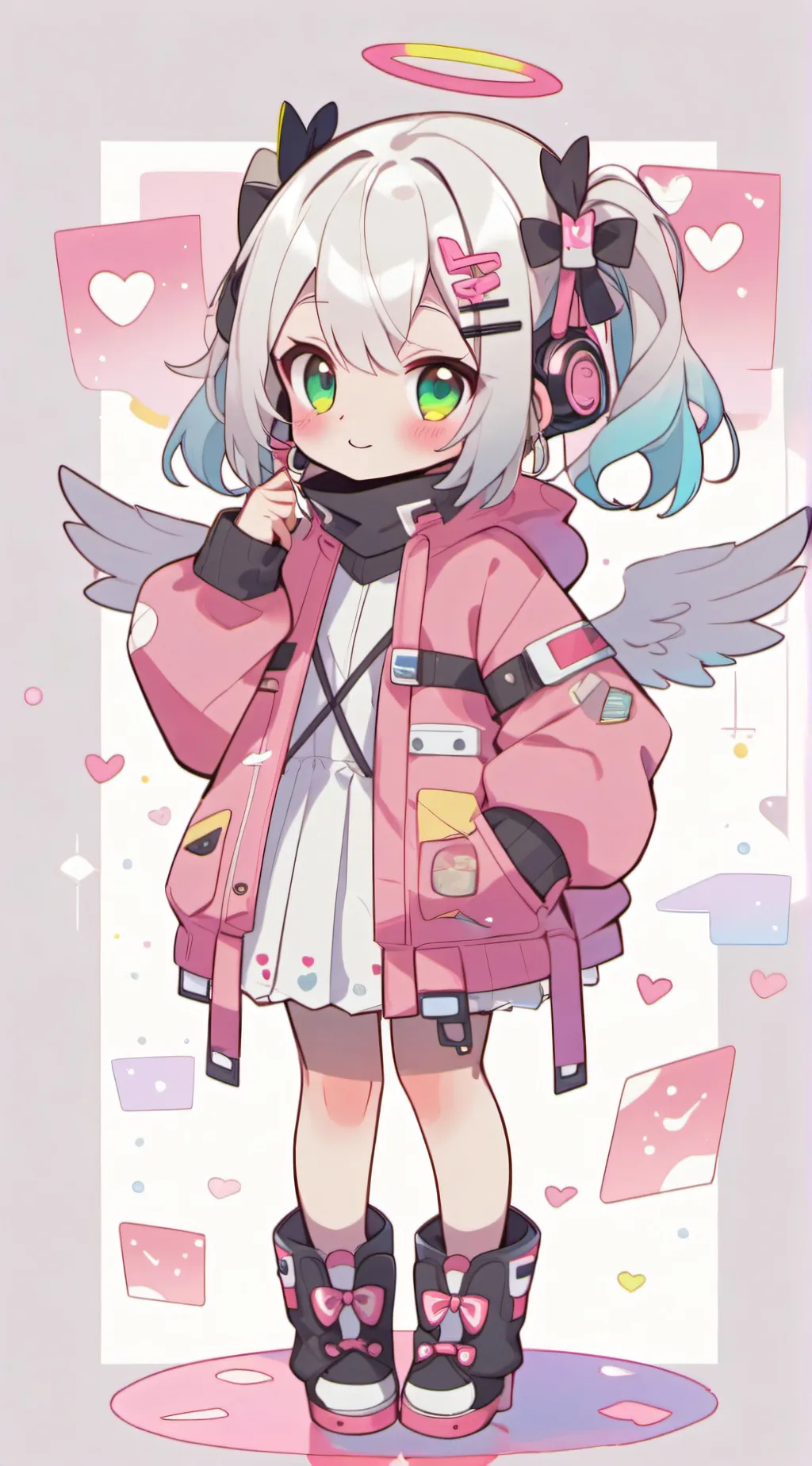 ai character: UA found you in Fo background