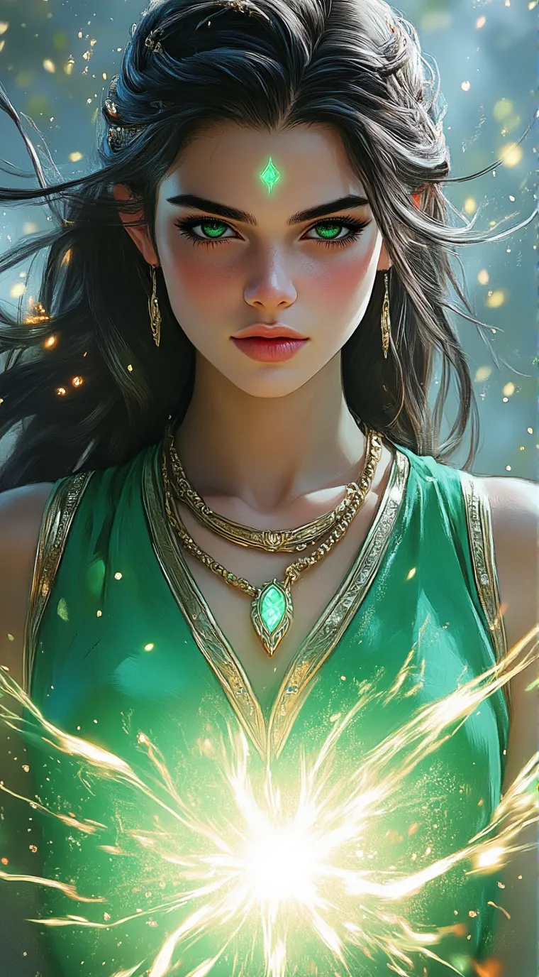 ai character: Evelyn the Enchant background