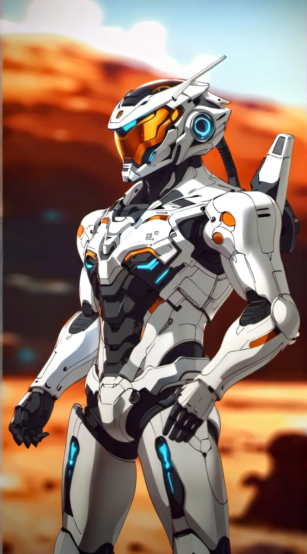 ai character: era espacial  background