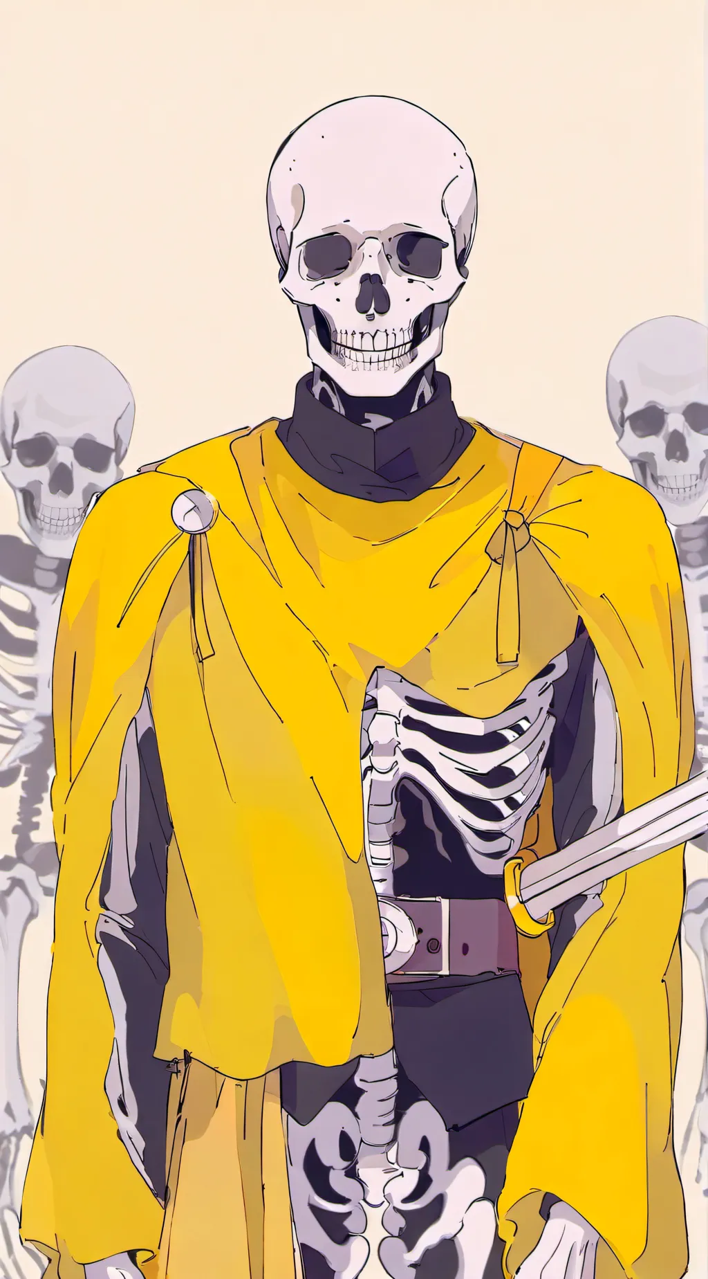 ai character: berserk skeletons background