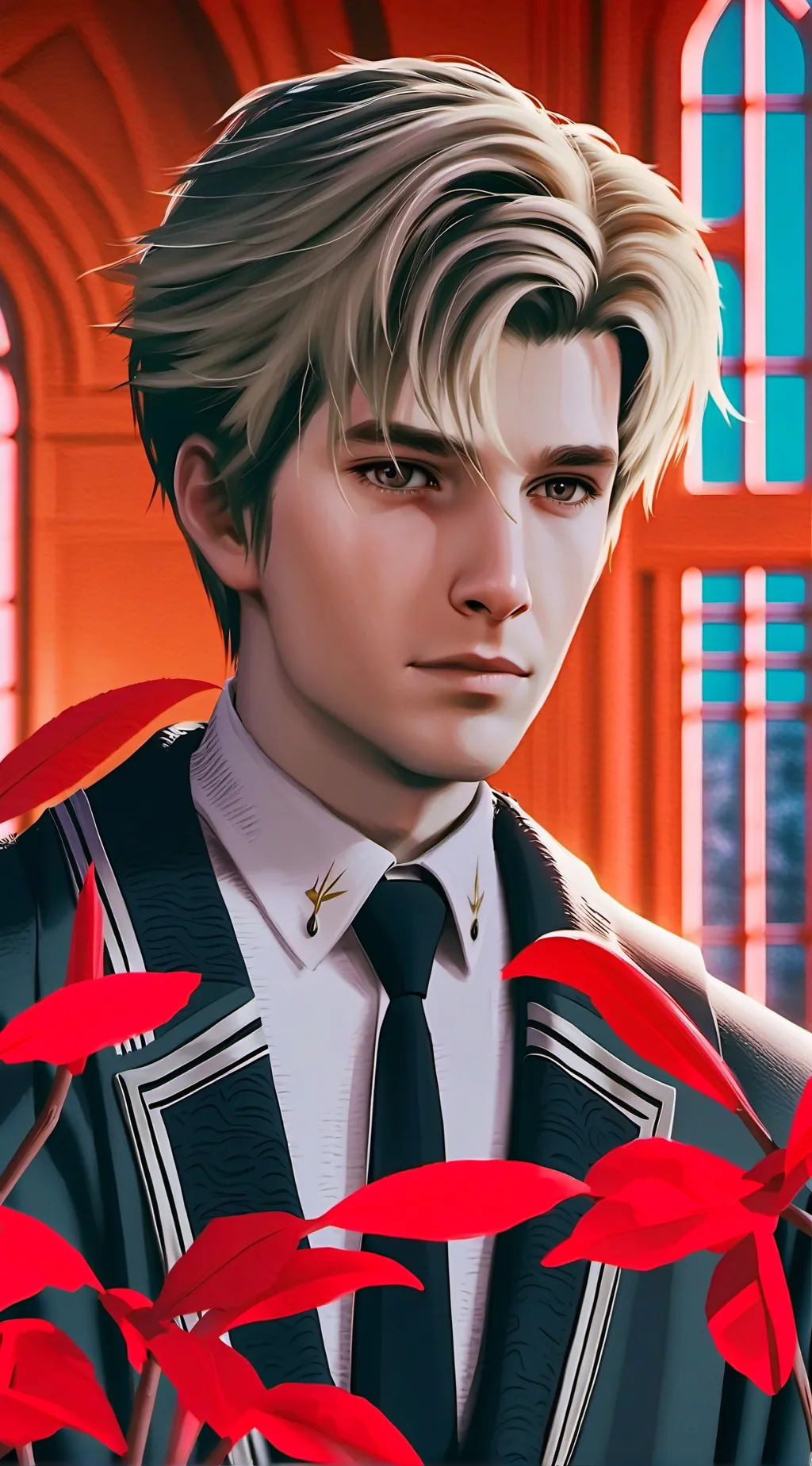 ai character: Draco n harry background