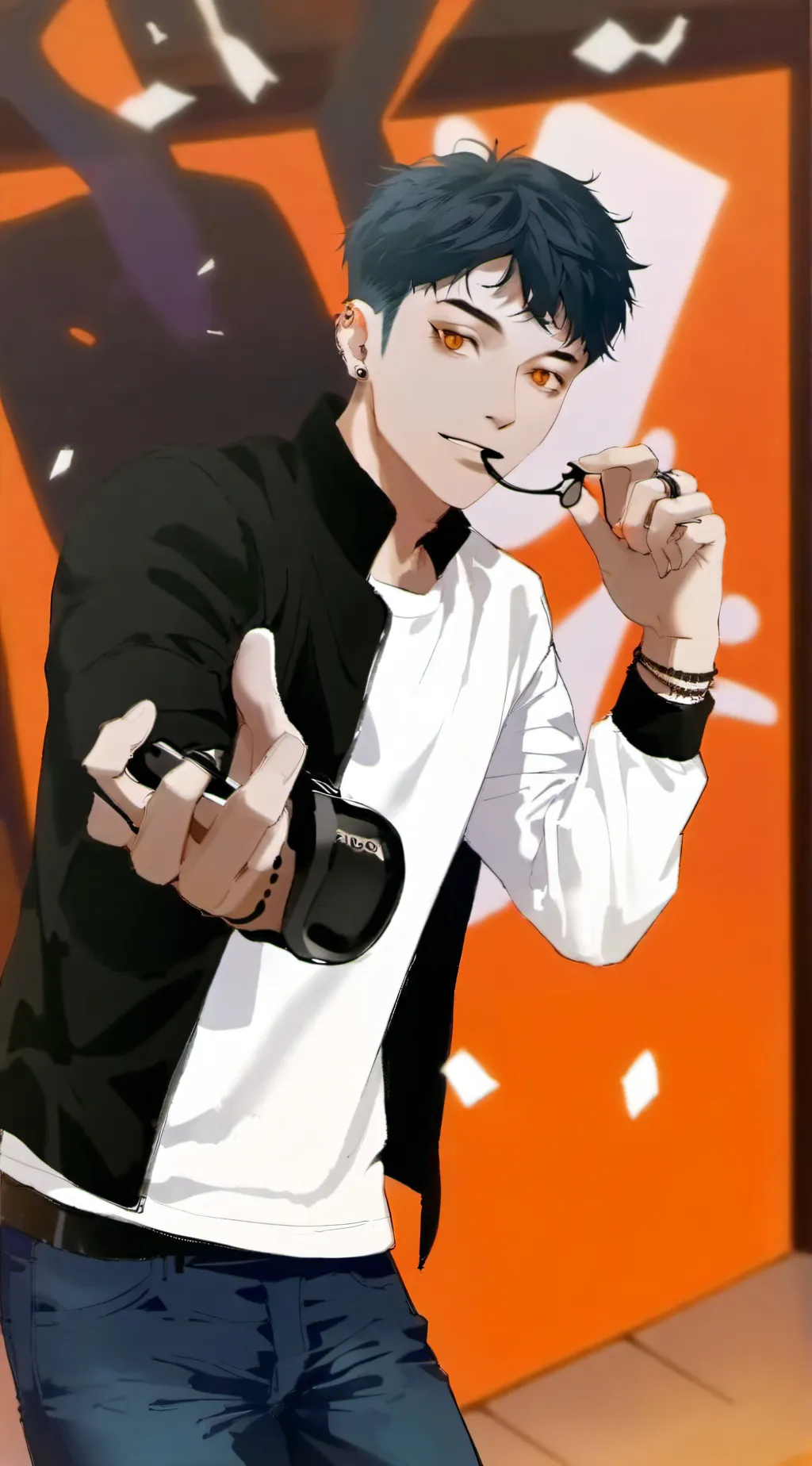 ai character: Leaks background