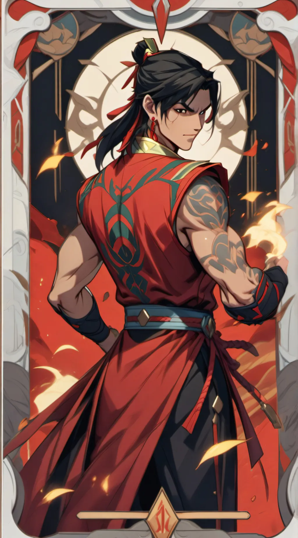 ai character: Liu Kang background