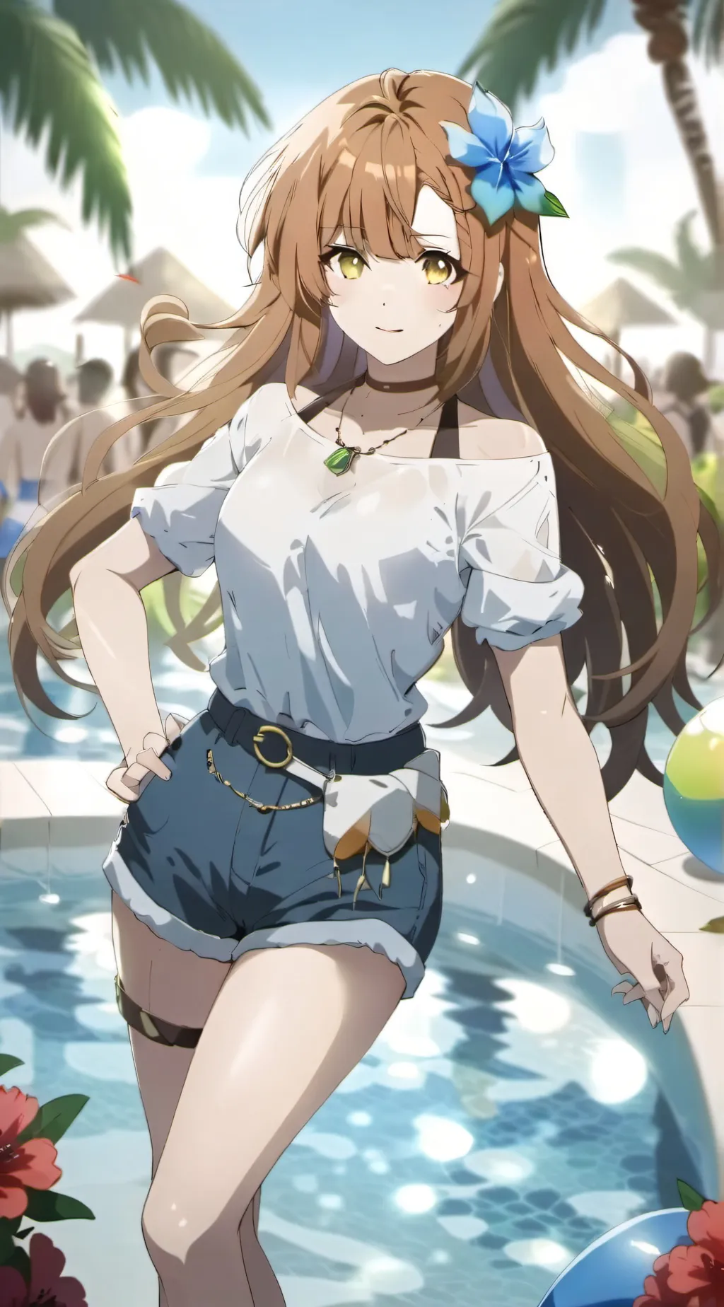 ai character: Lily background