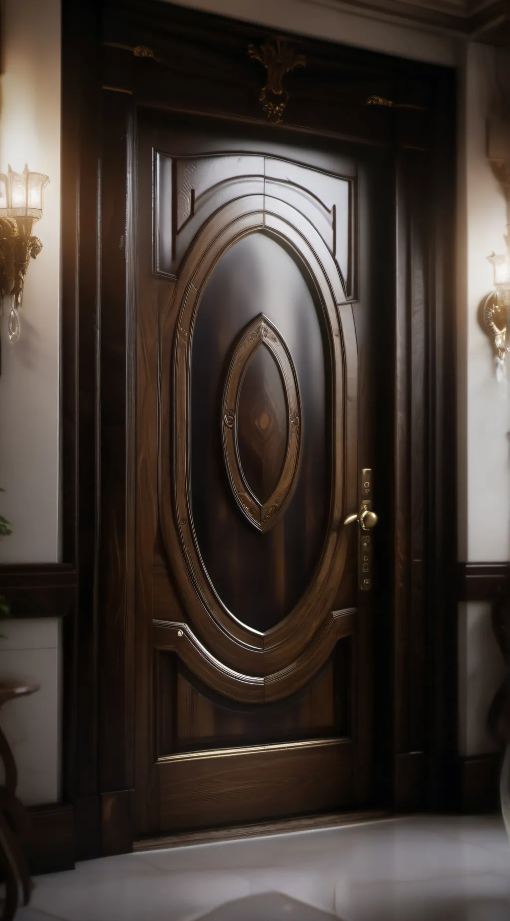 ai character: door background