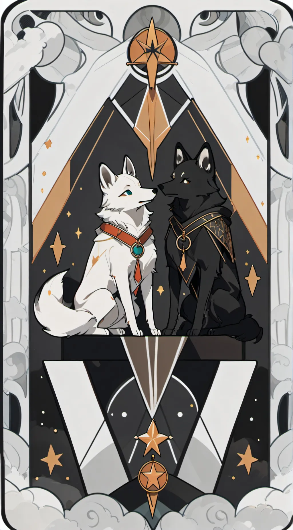 ai character: Flora & Joanna  background