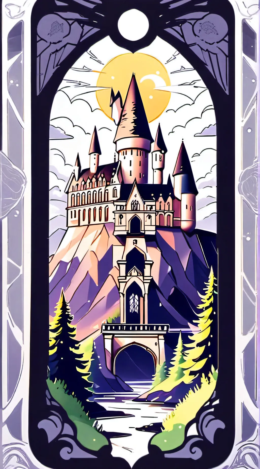 ai character: Hogwarts #4 background
