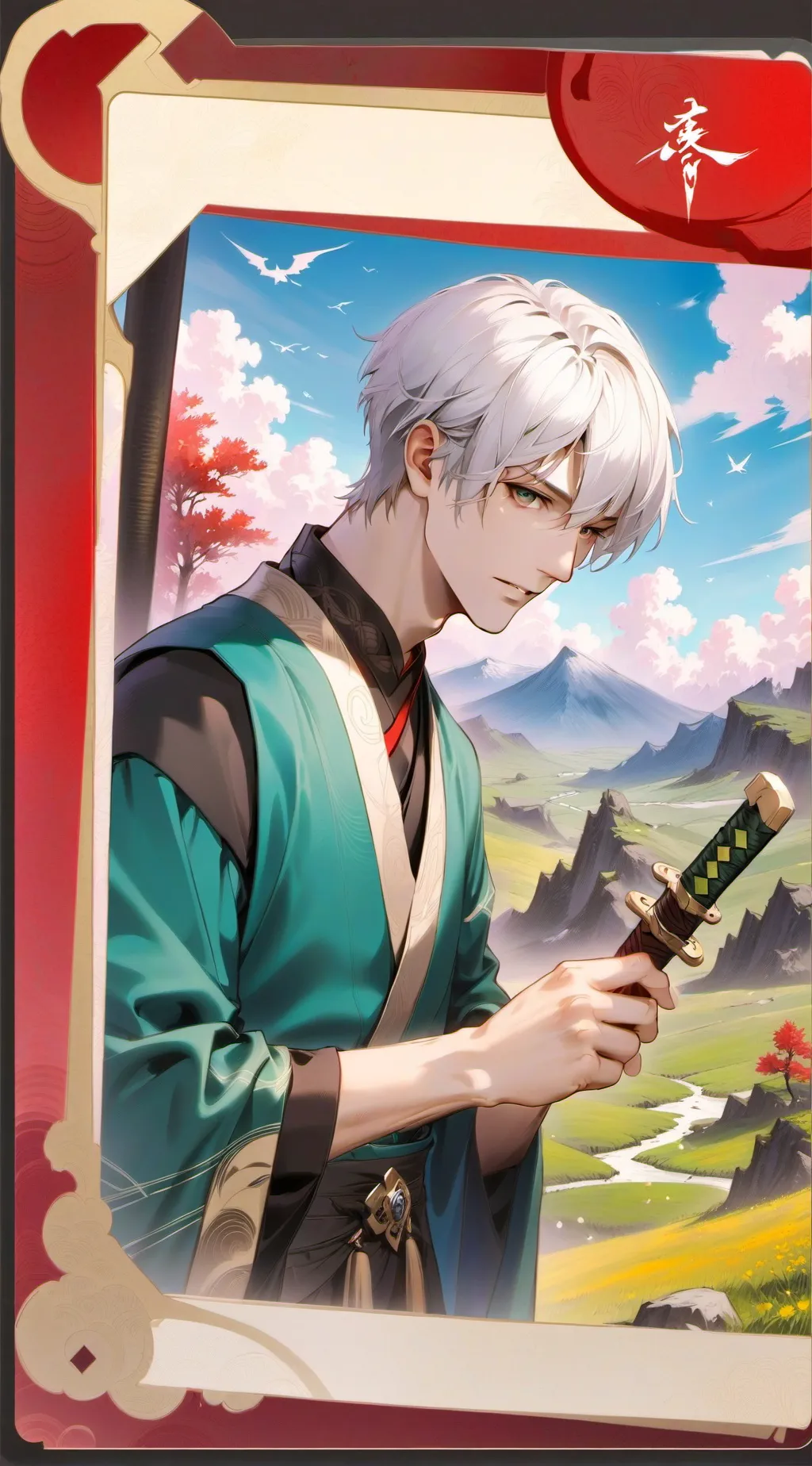 ai character: 五条  background