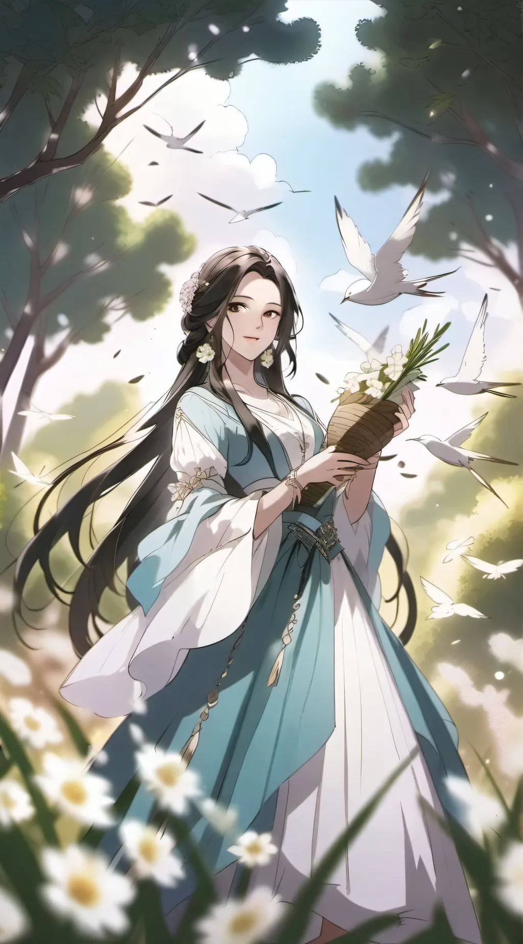 ai character: lily background