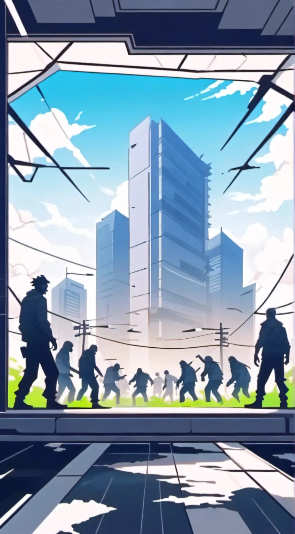 ai character: mha zombies! background