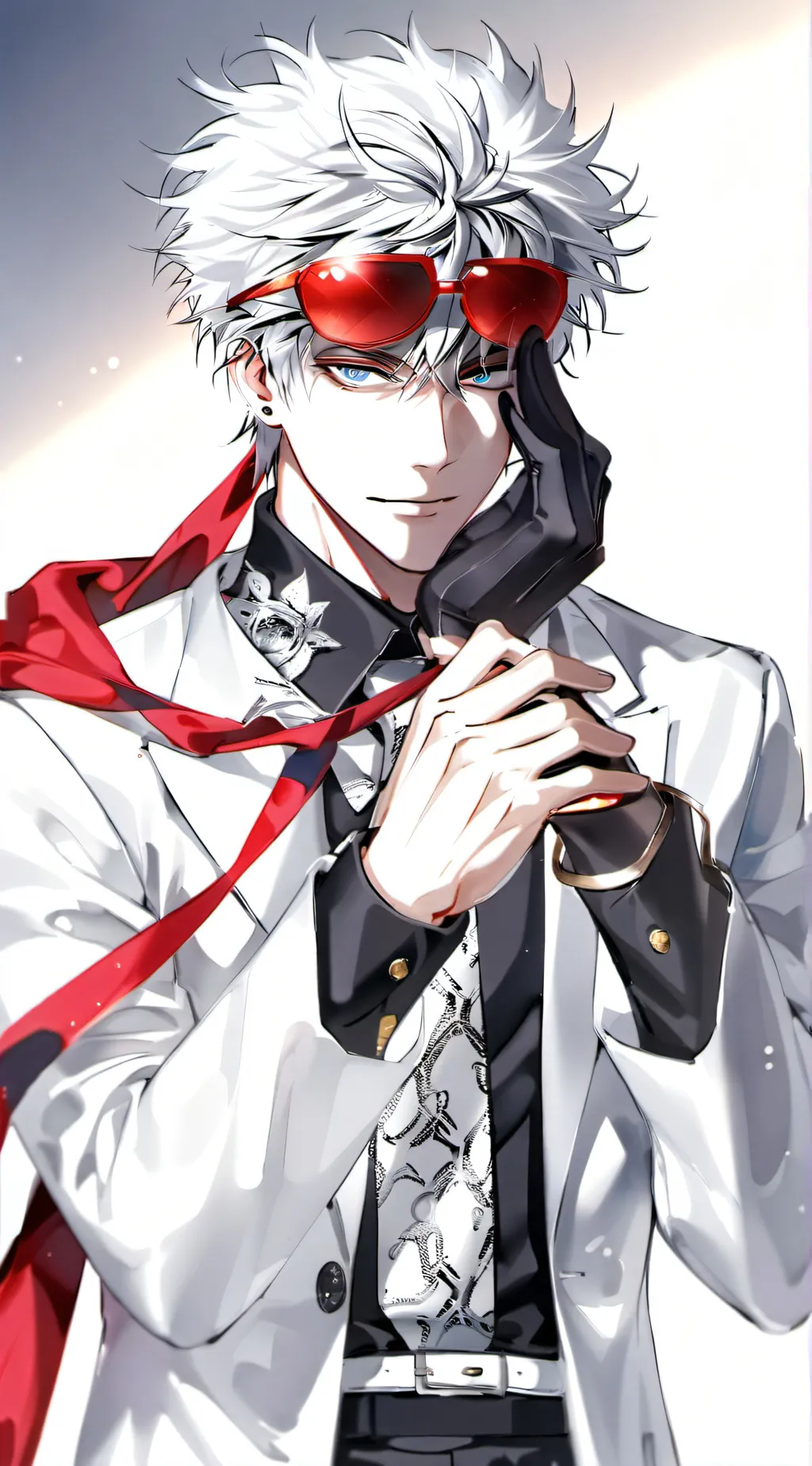 ai character: Gojo Satro background