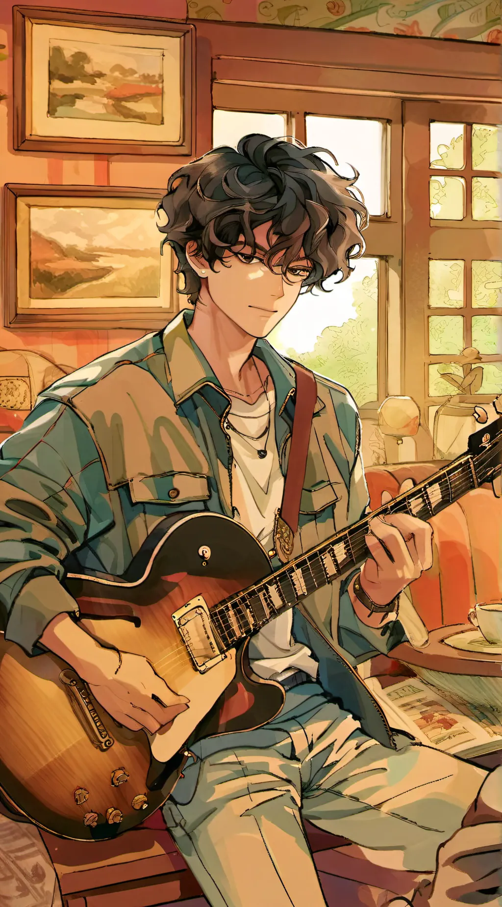 ai character: ★ Milo ★ background