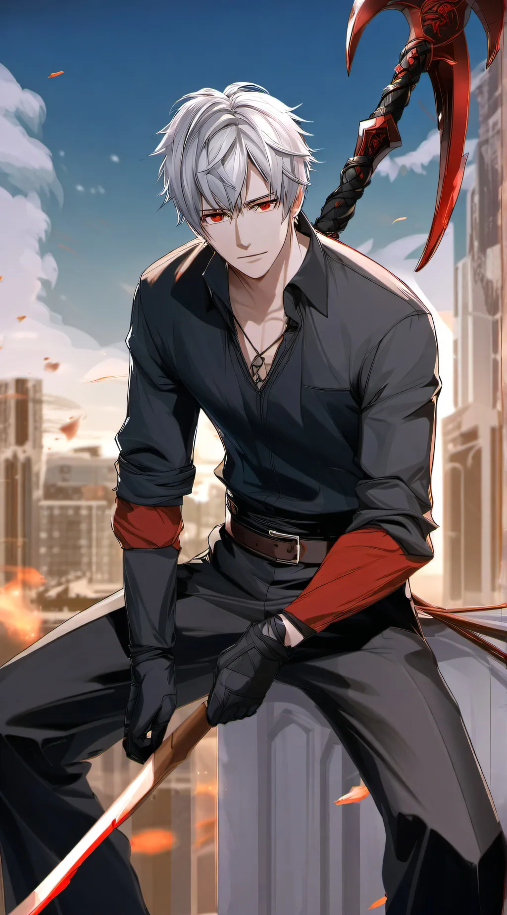 ai character: Kiyoshi Shinigami background