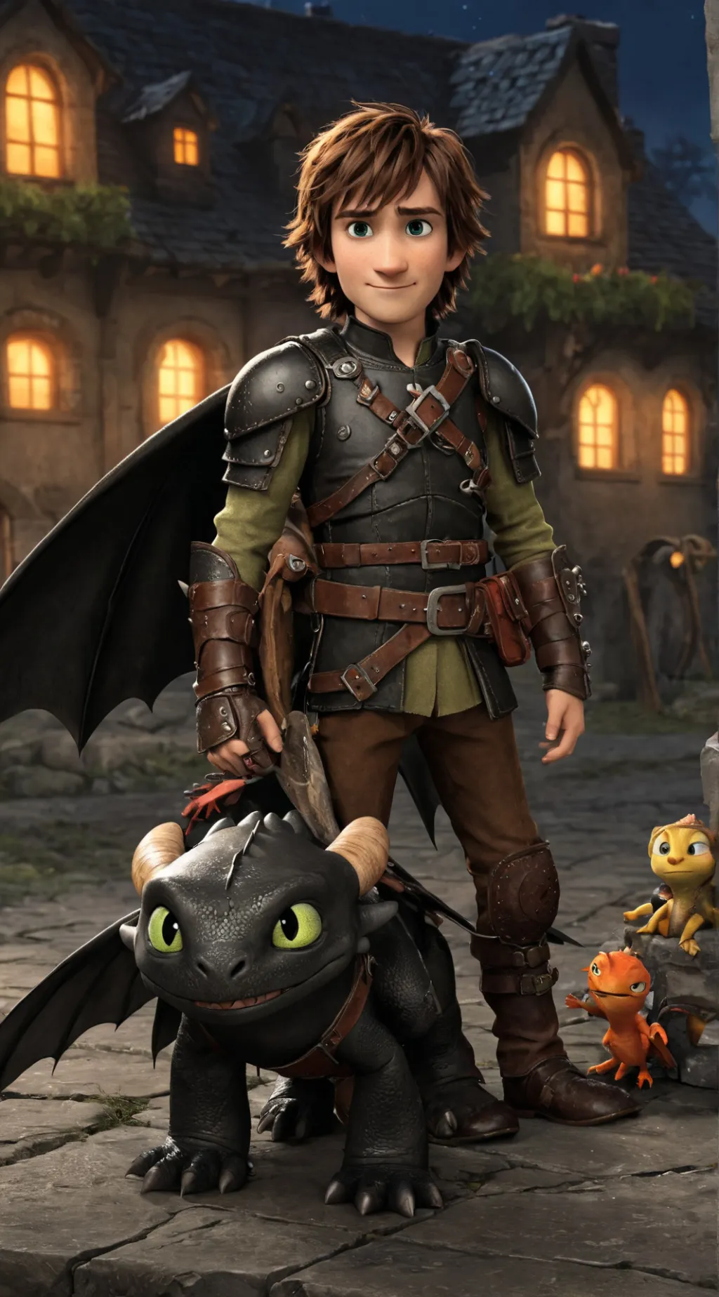 ai character: Hiccup and team background