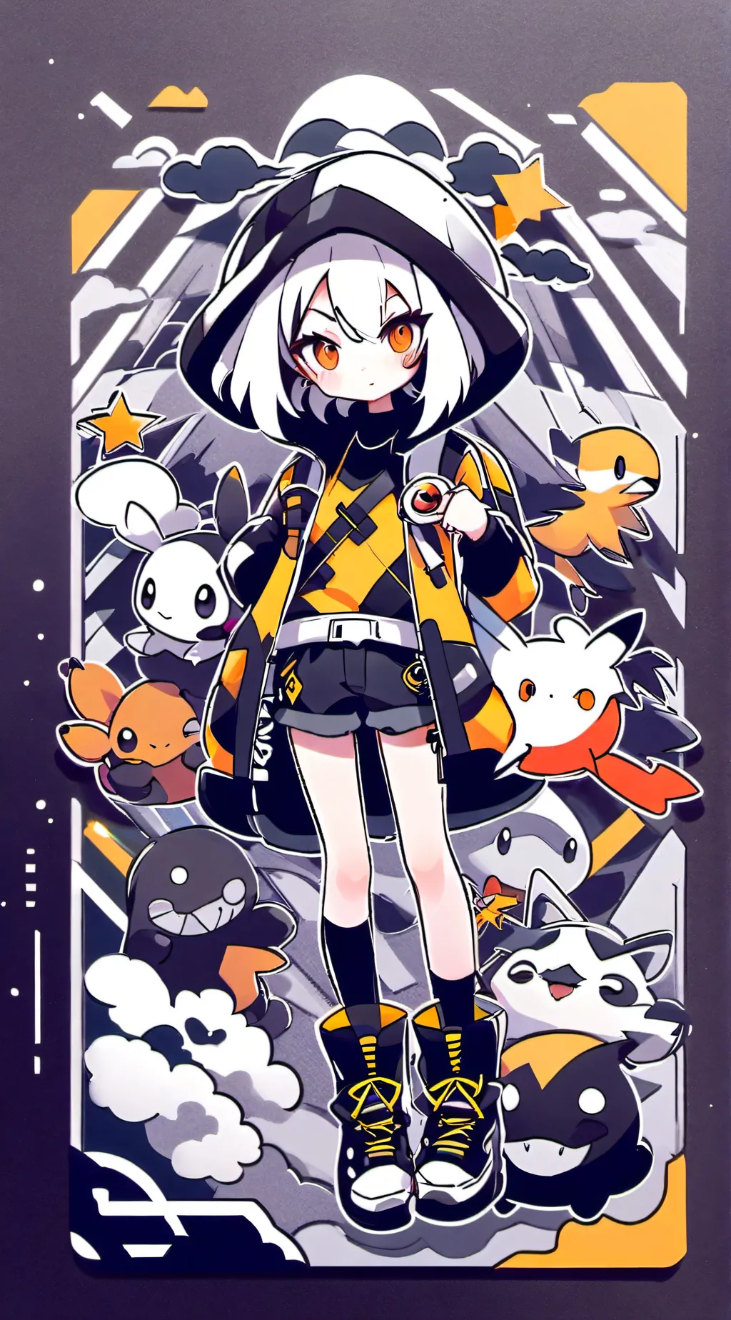 ai character: create pokemon  background