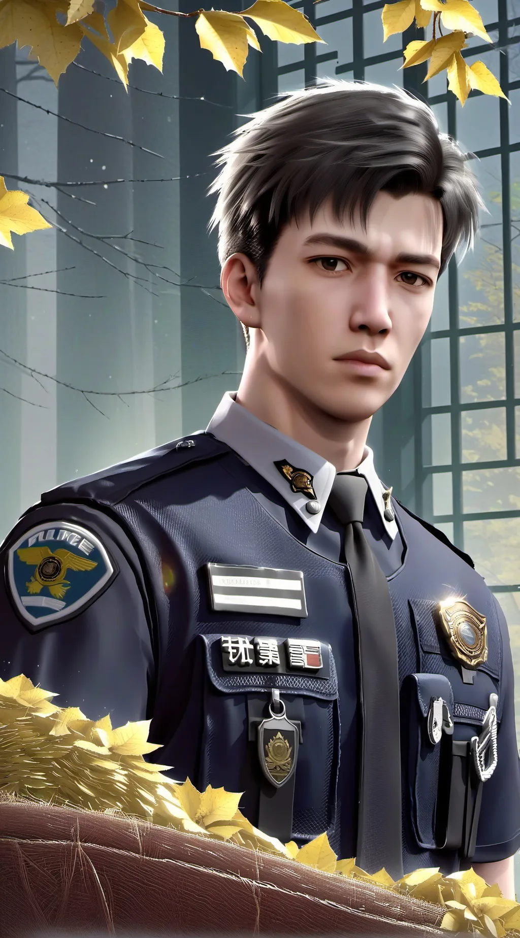 ai character: Officer Greggy M background