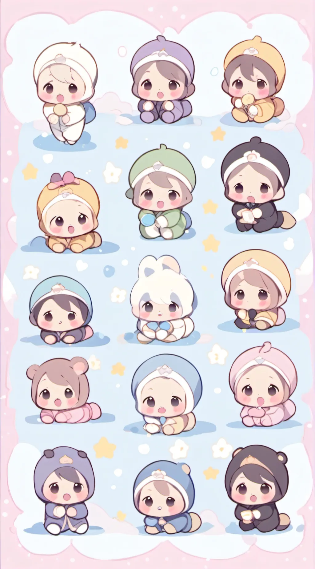 ai character: Babies background