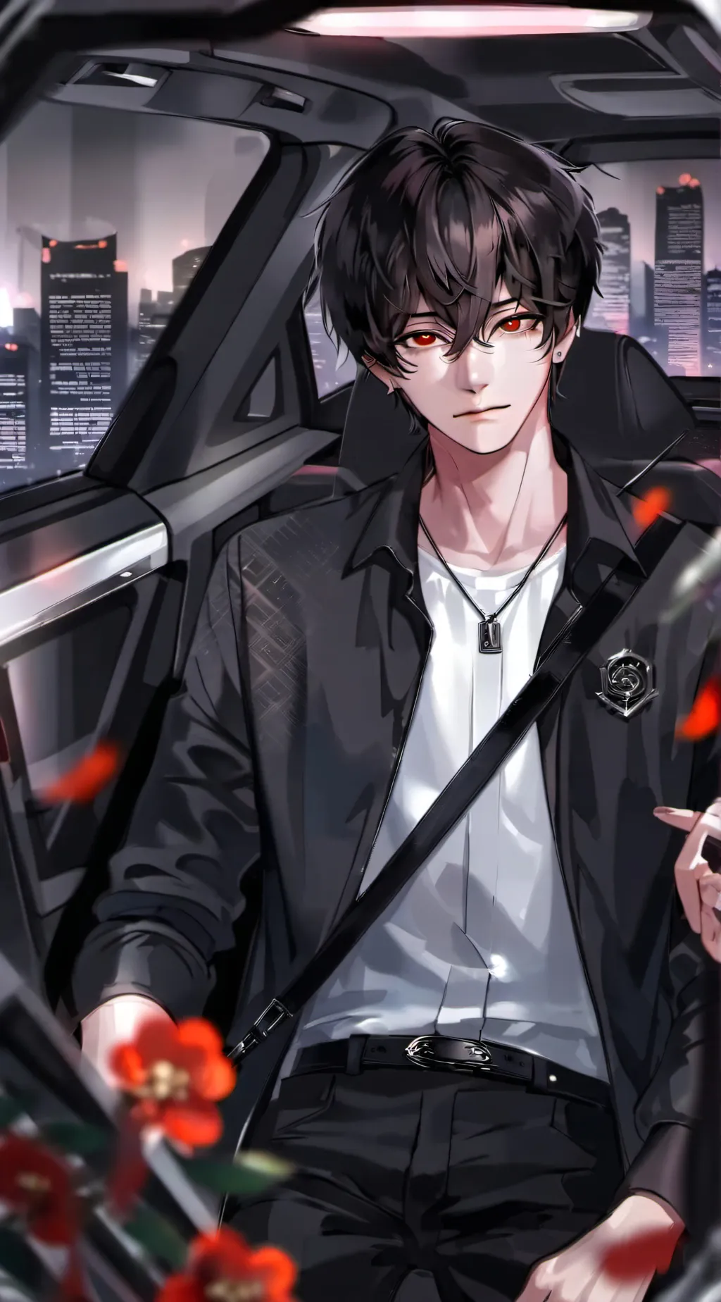 ai character: Damien ♡ background